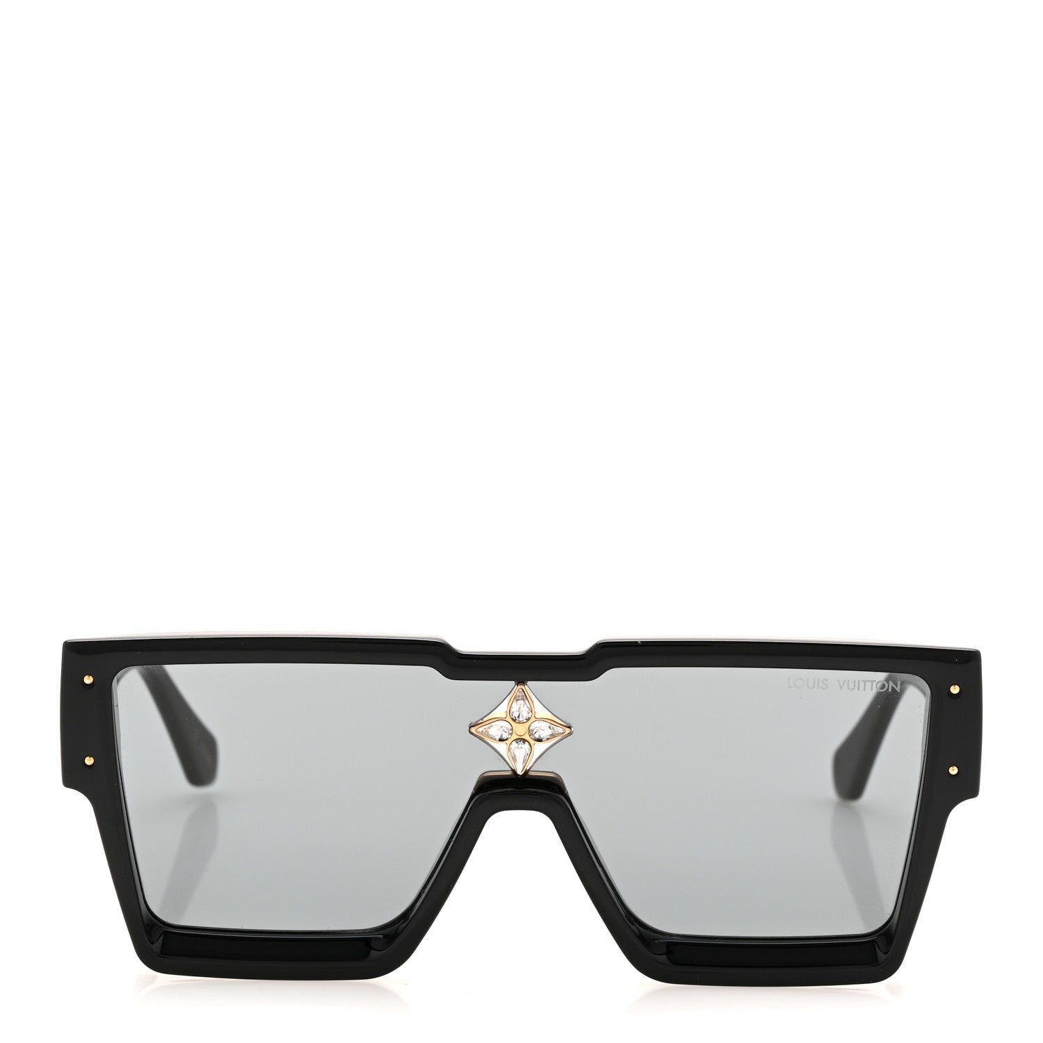 Acetate Swarovski Crystal Cyclone Sunglasses Z1578W Black