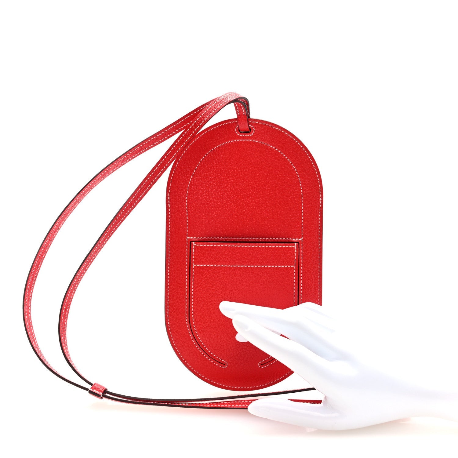Chevre Mysore In-The-Loop Phone To Go PM Case Rouge De Coeur White