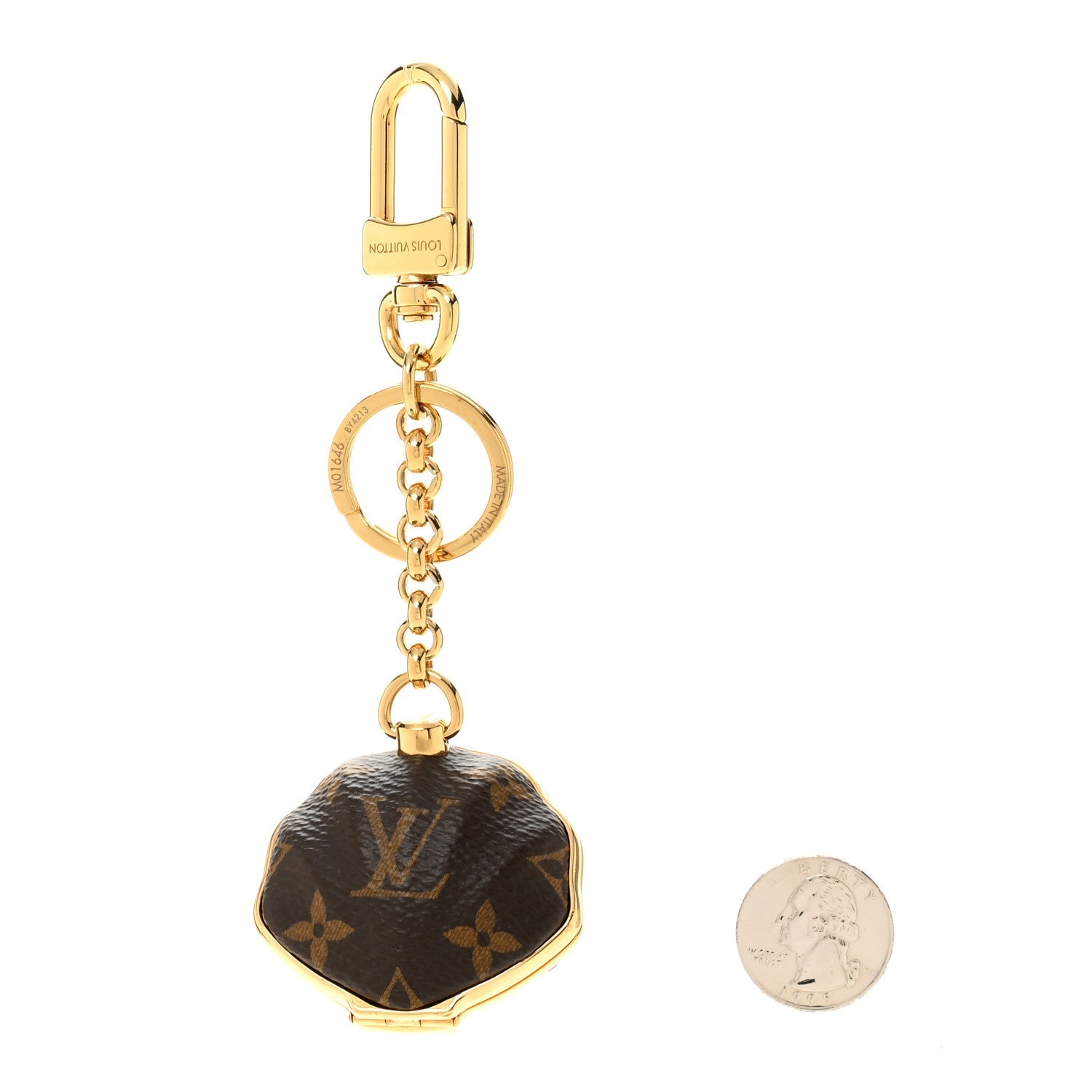 Monogram Shell Bag Charm Key Holder Key Holder