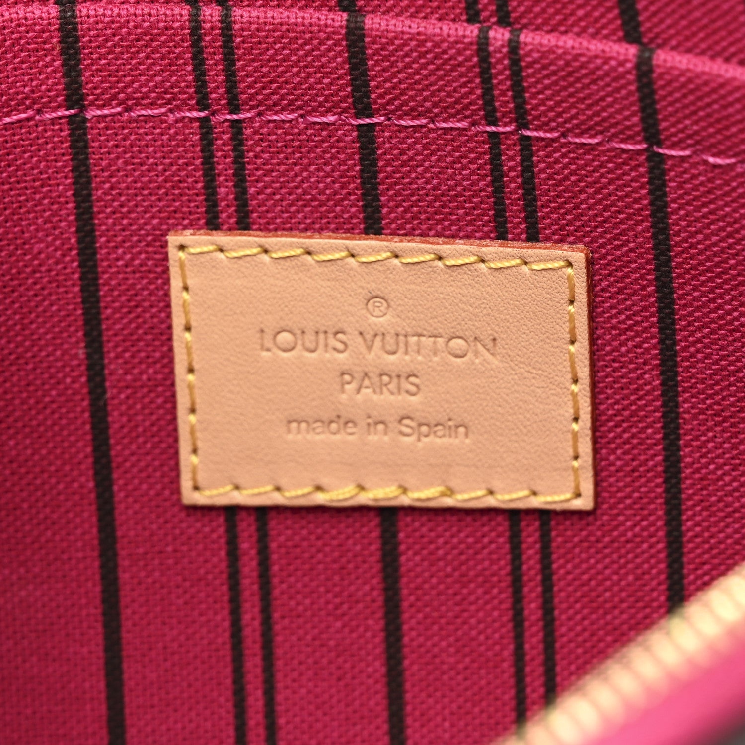 Monogram Neverfull MM GM Pochette Pivoine