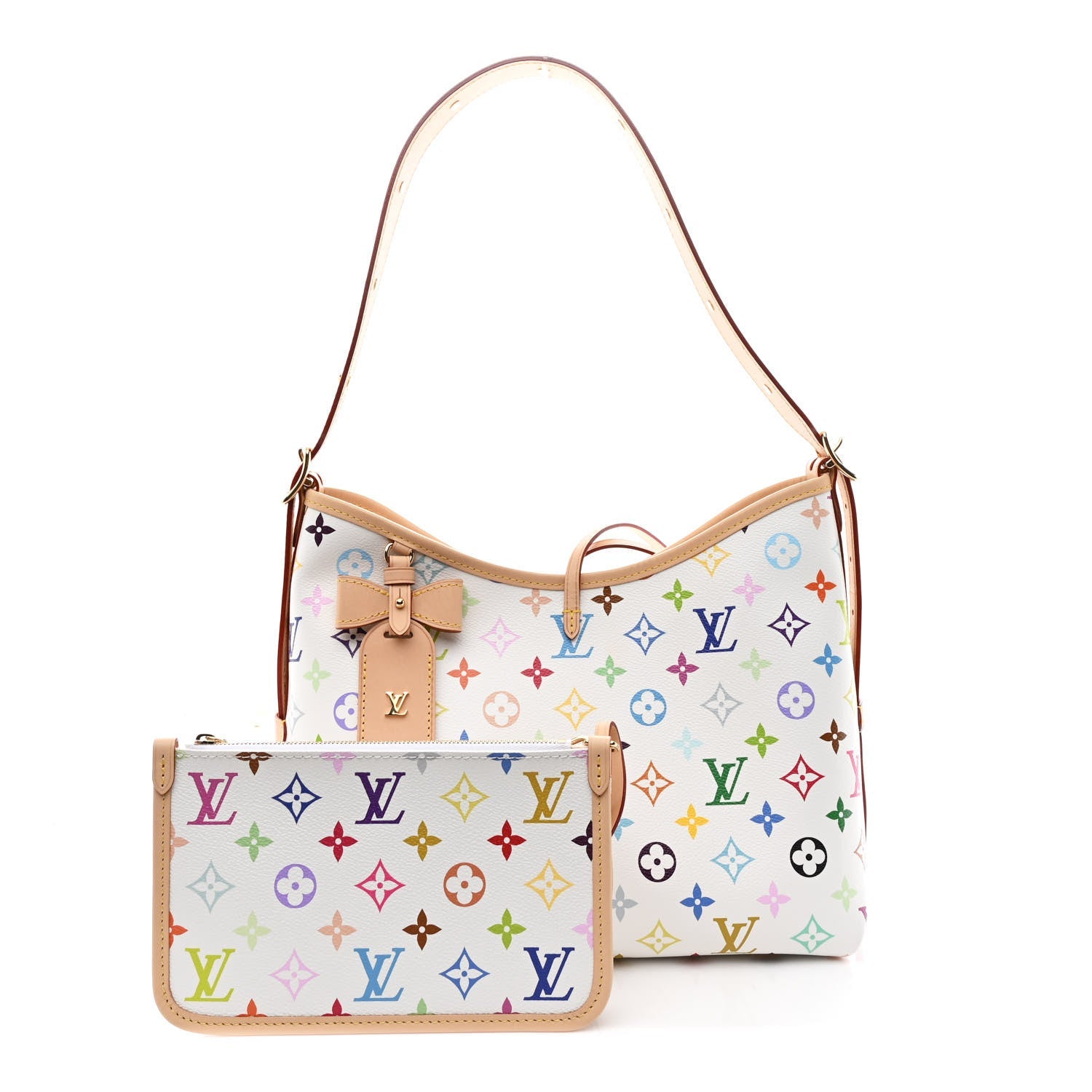 LV X TM Monogram Multicolor CarryAll PM White