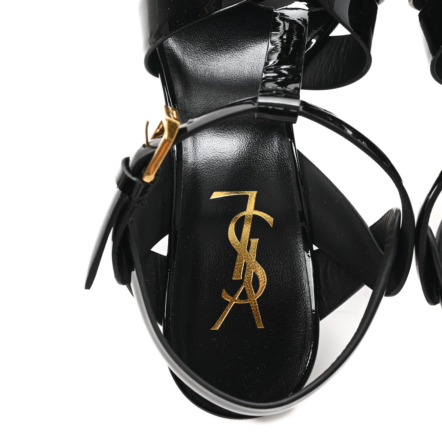Patent Tribute 105 Platform Sandals 36 Black