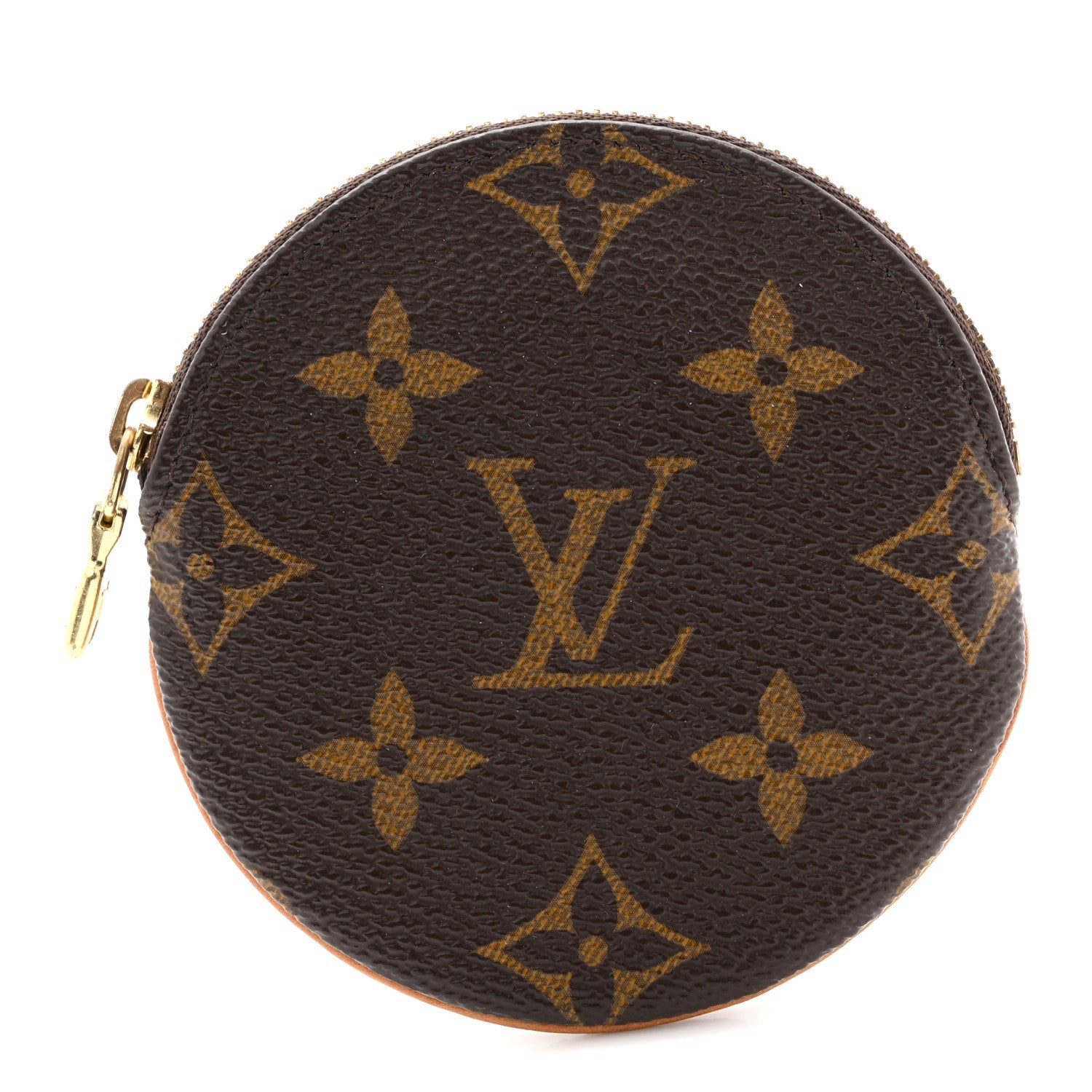Monogram Round Coin Purse