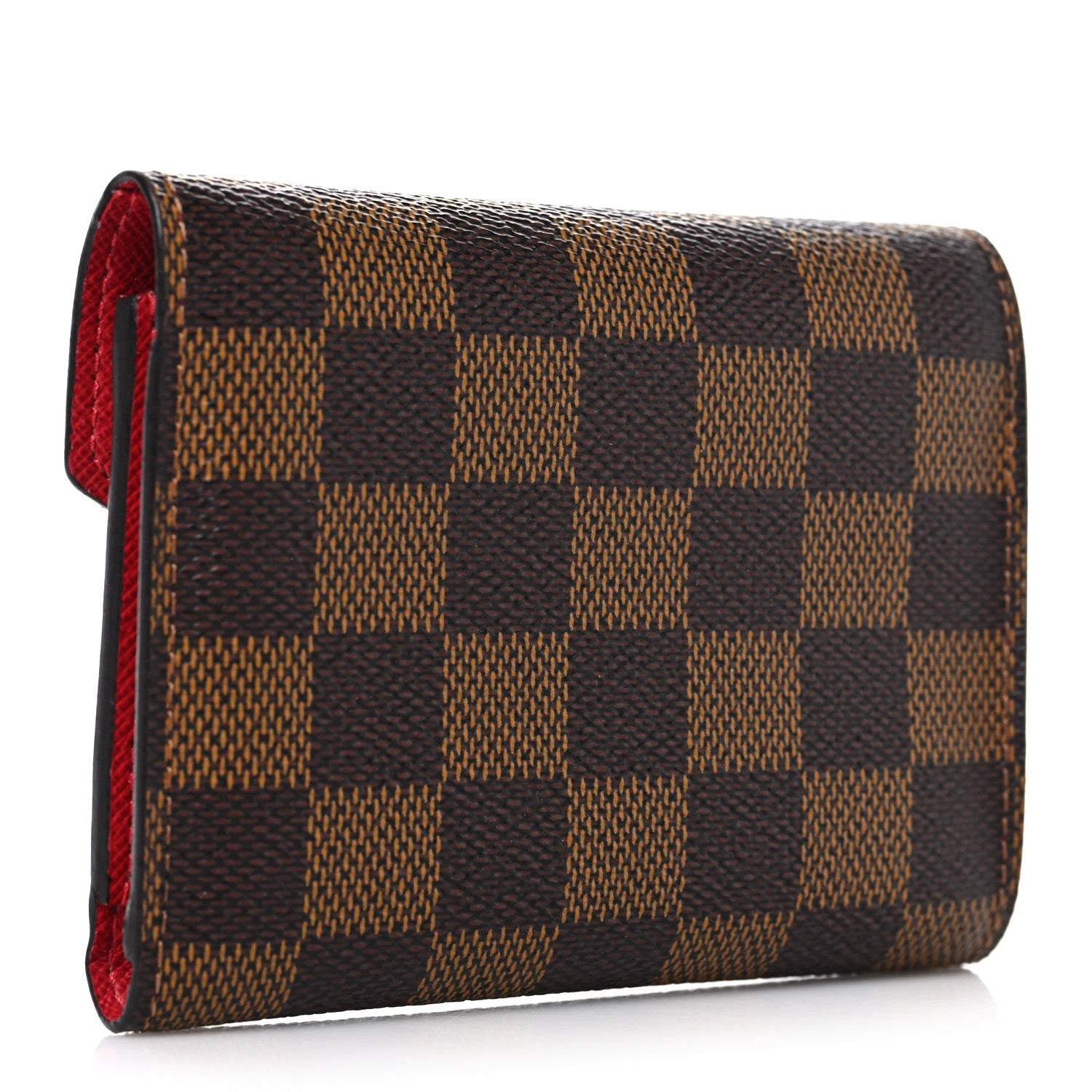 Damier Ebene Victorine Wallet Red
