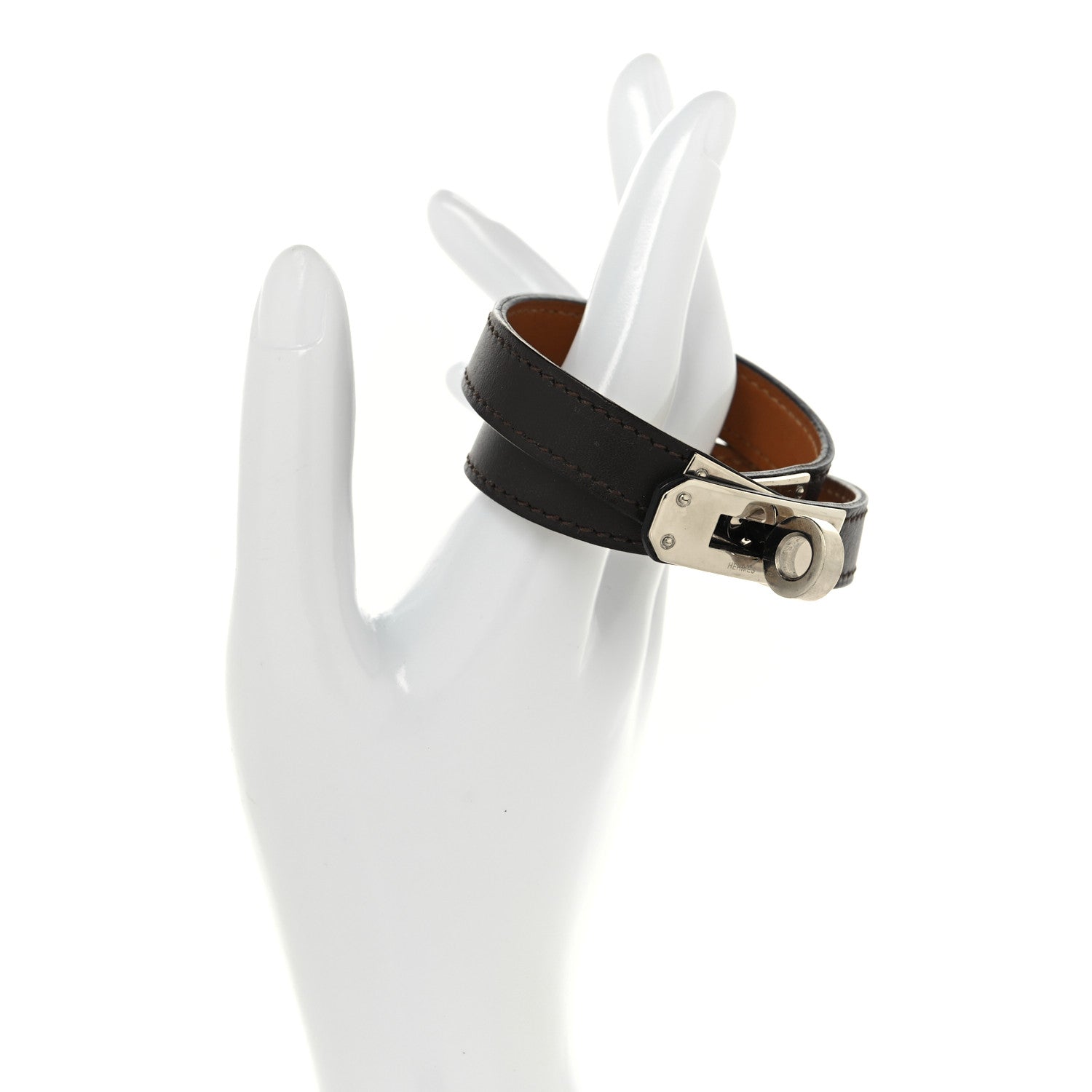 Swift Kelly Double Tour Bracelet Chocolate