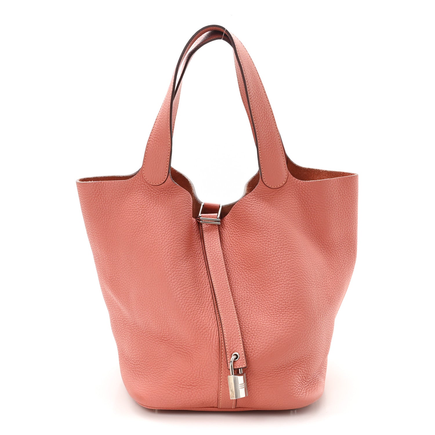 Taurillon Clemence Picotin Lock 26 GM Rose Thè