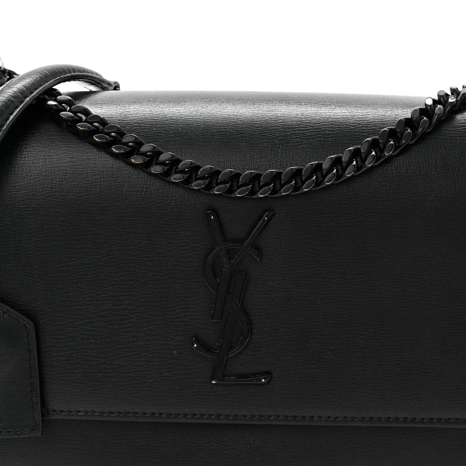 Calfskin Medium Monogram Monochrome Sunset Black