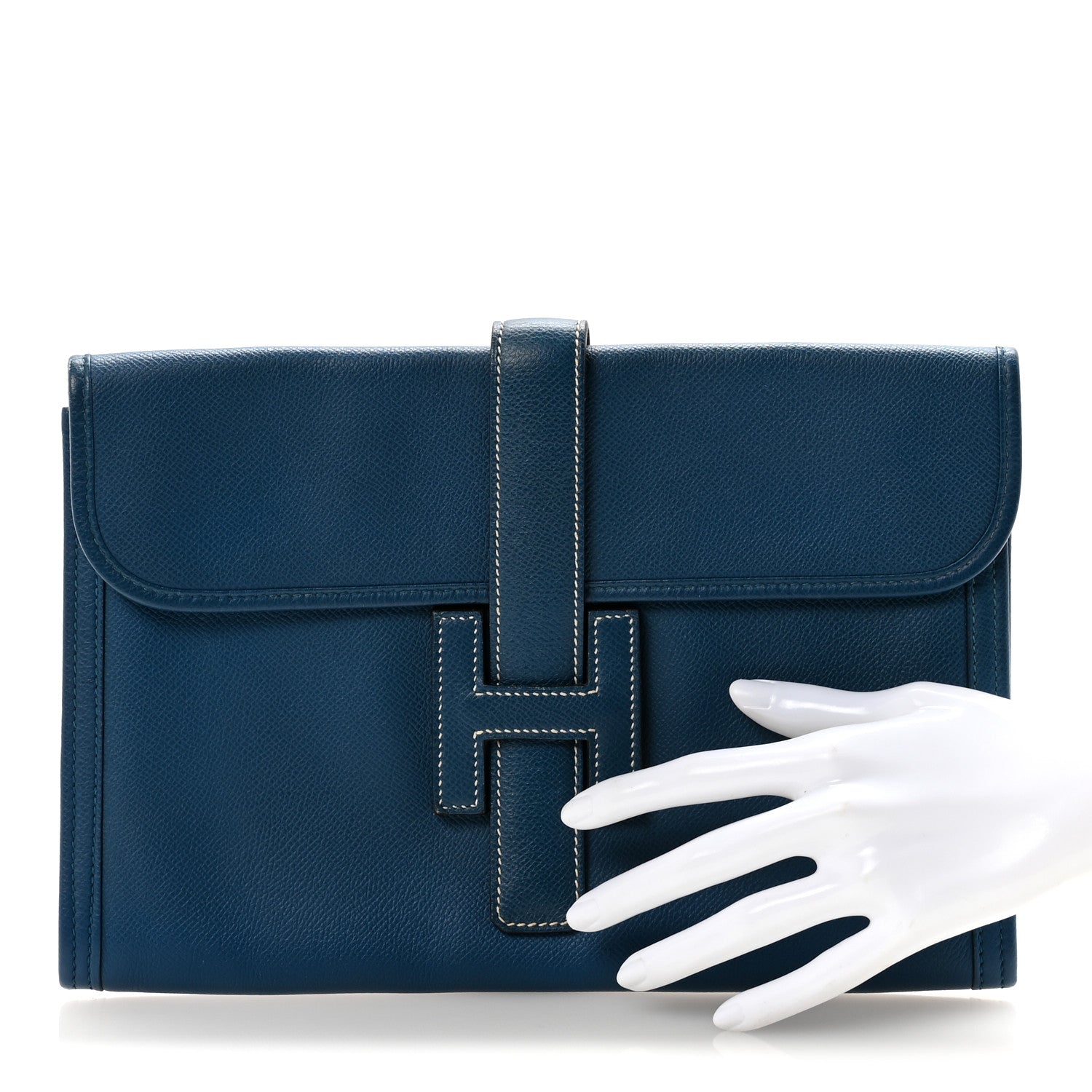 Epsom Jige PM Clutch Bleu Thalassa