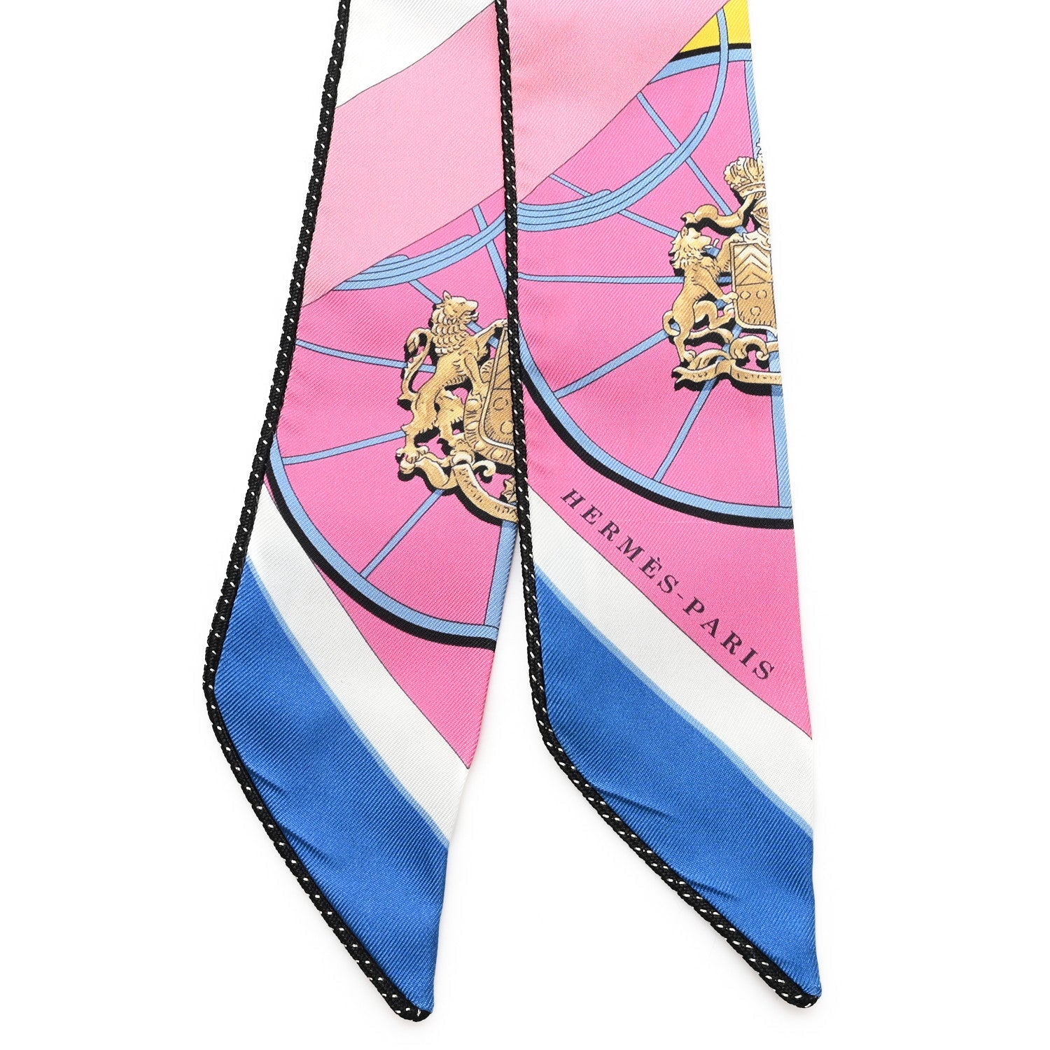 Silk Springs Springs Twilly Rose Bleu Black