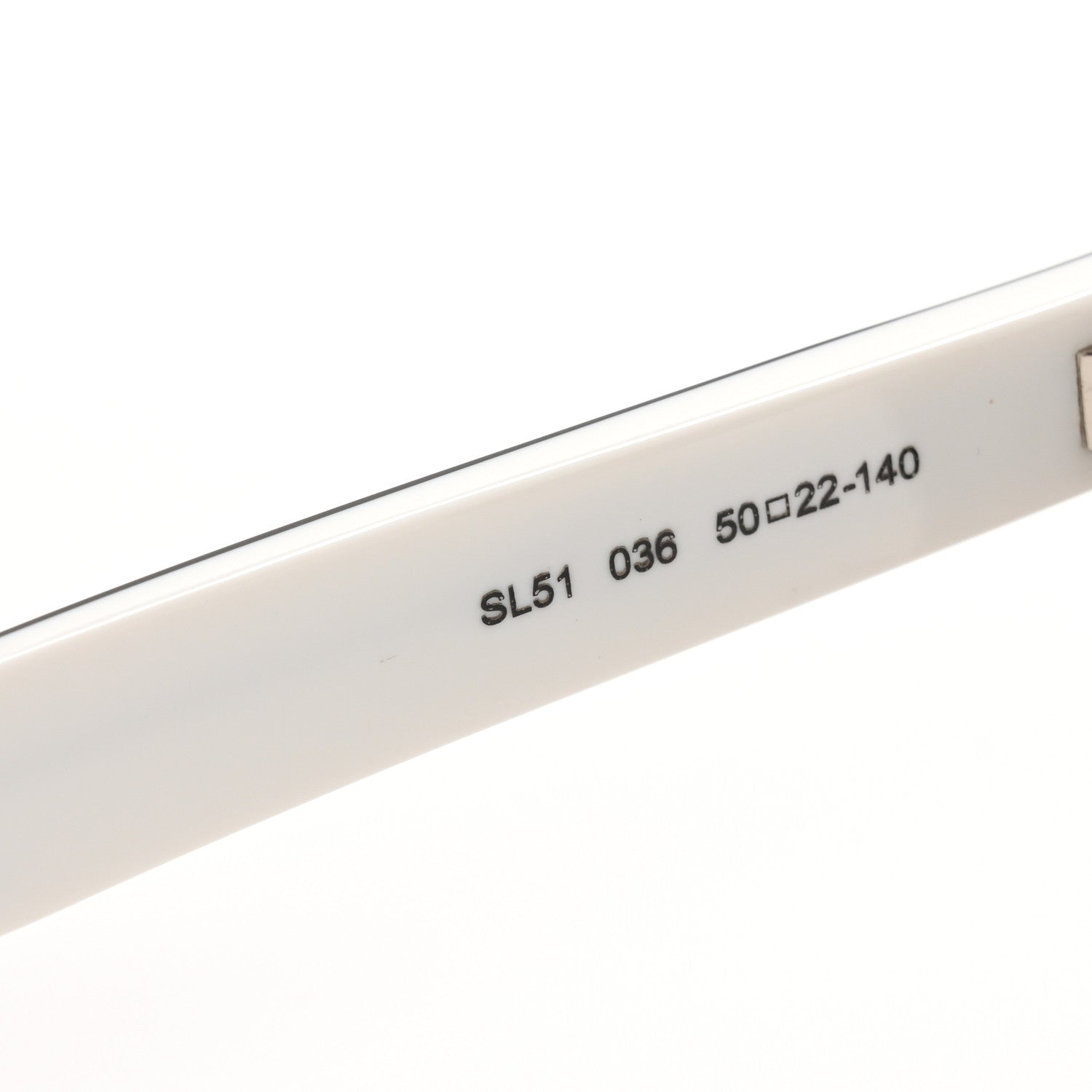Acetate Over Sunglasses SL 51 White