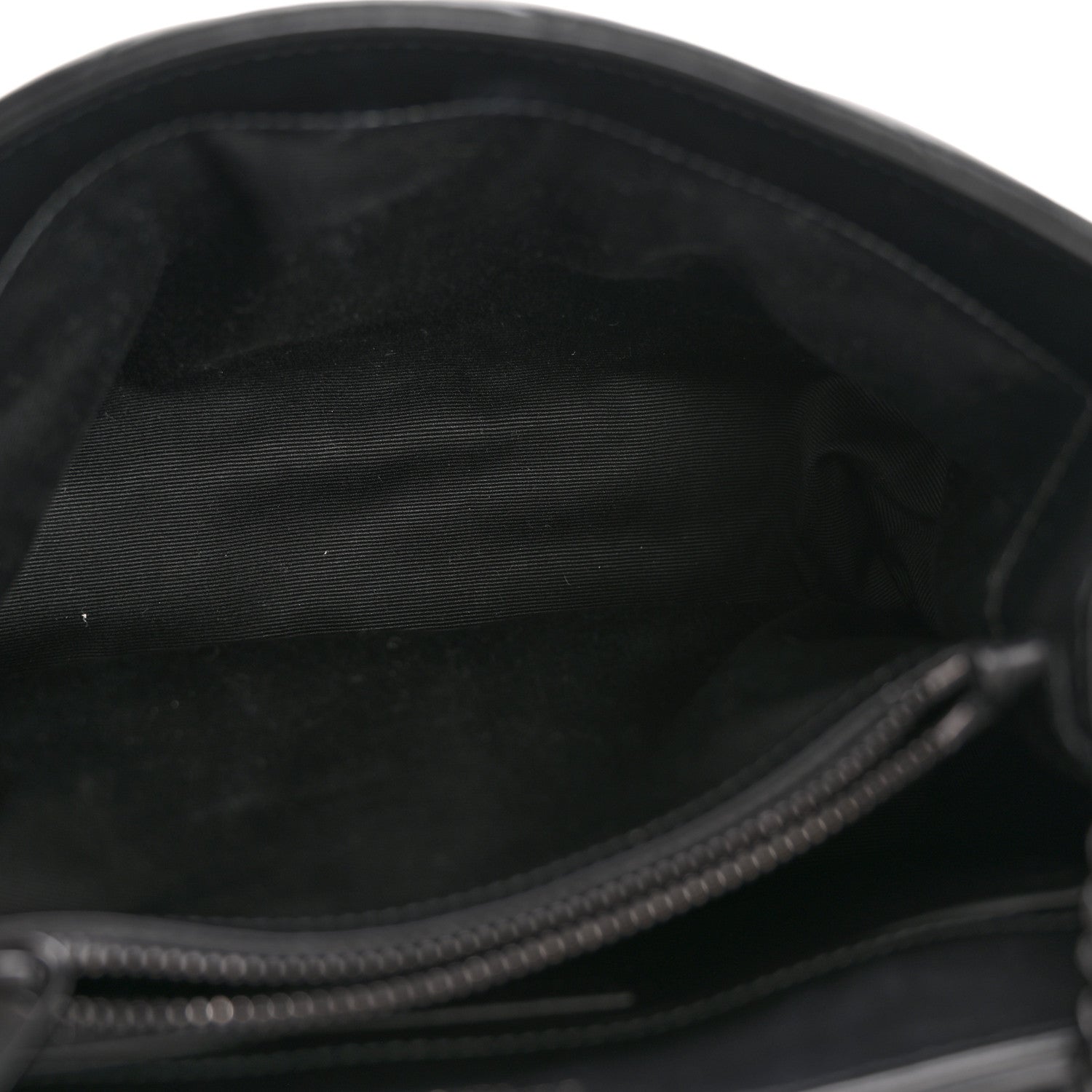 Calfskin Y Quilted Monogram Monochrome Small Loulou Chain Satchel Black