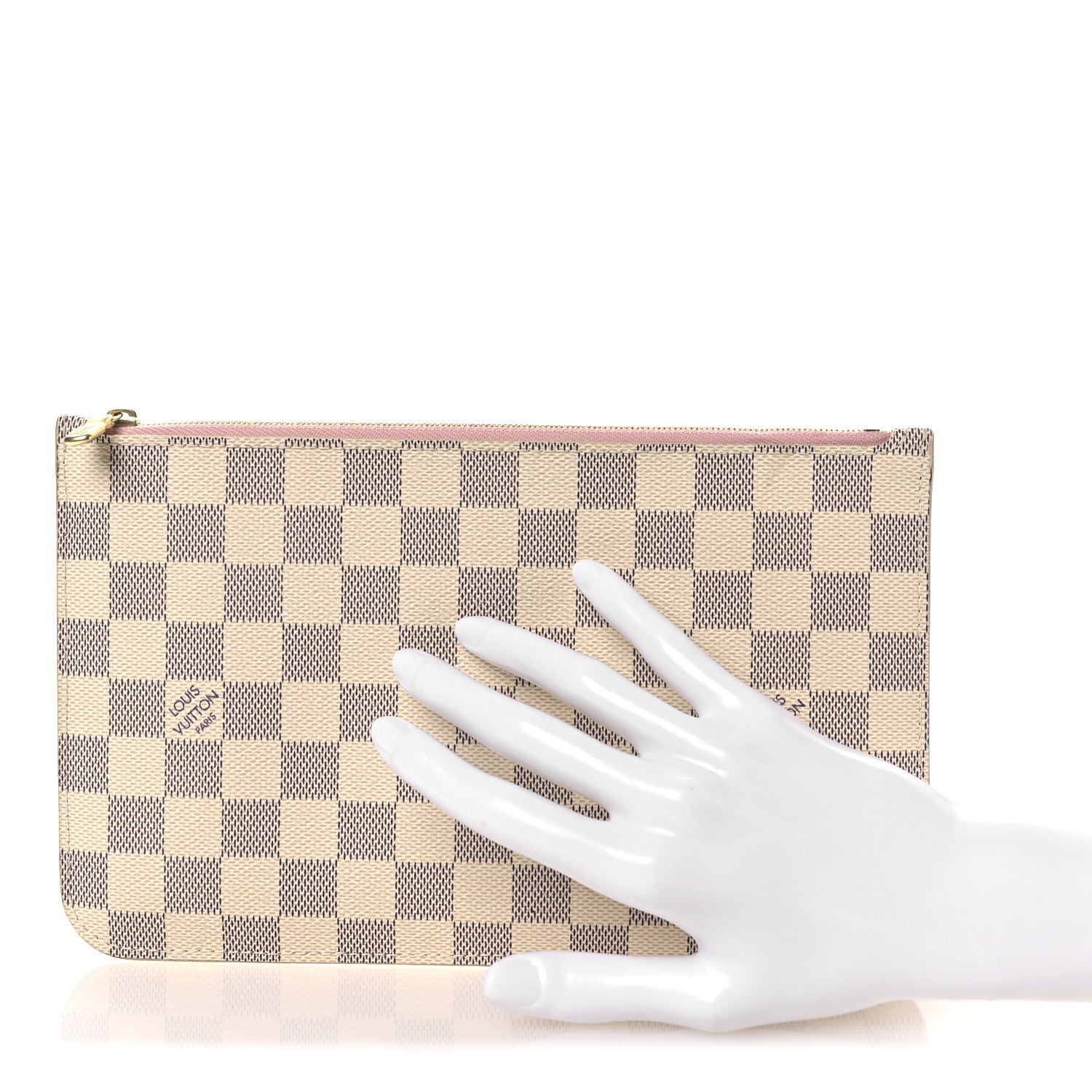 Damier Azur Neverfull MM GM Pochette Rose Ballerine