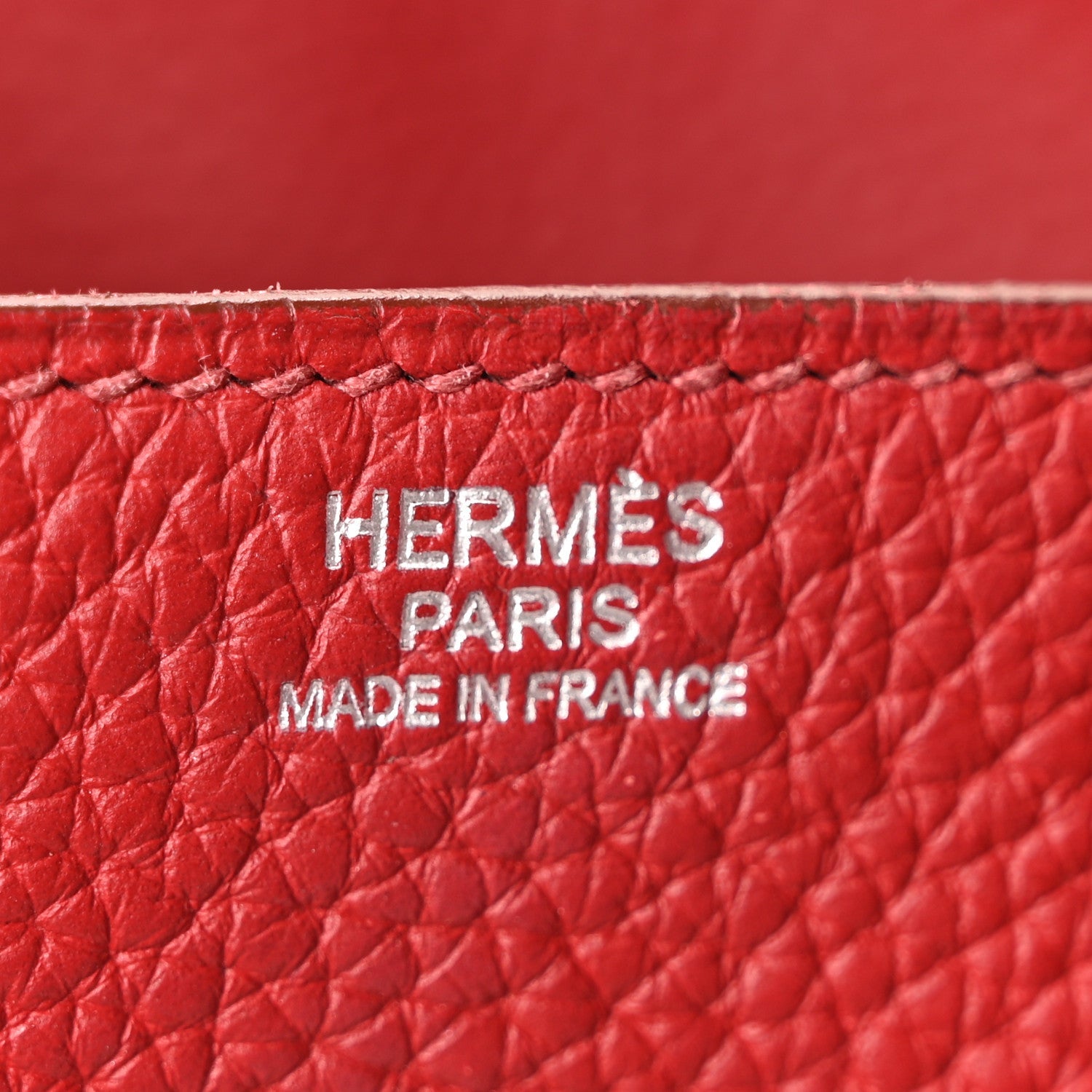 Taurillon Clemence Lindy 34 Rouge Garance