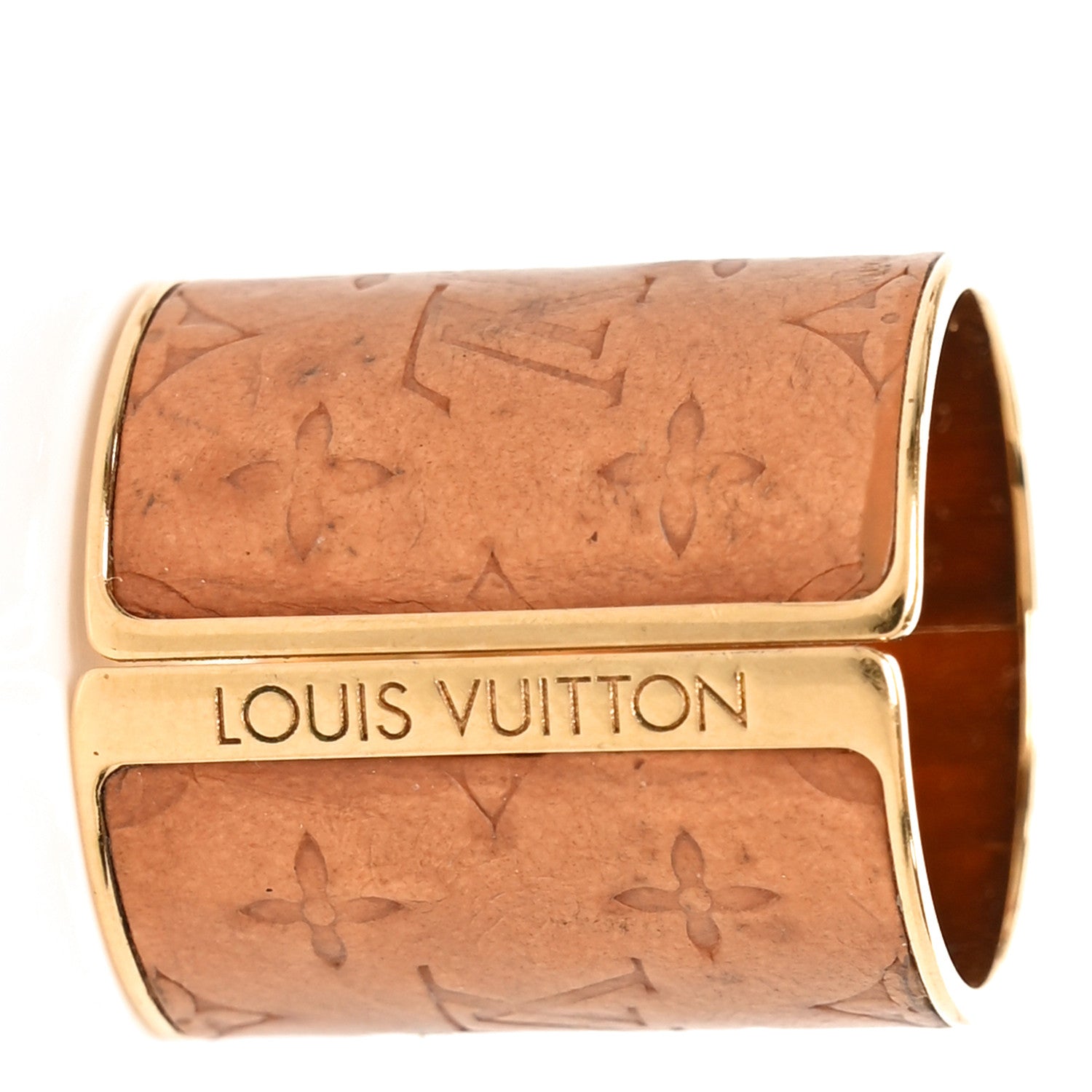 Calfskin Monogram Embossed Skin 2 Ring Set M 46/3.75