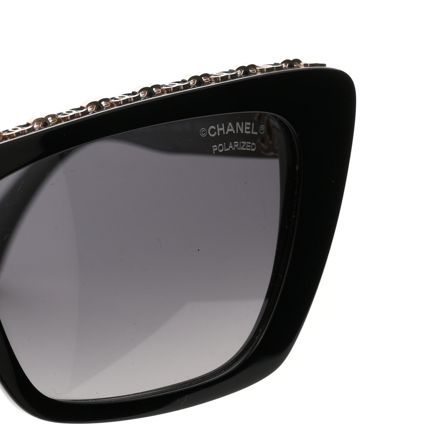 Acetate Polarized Butterfly Sunglasses 5540 Black