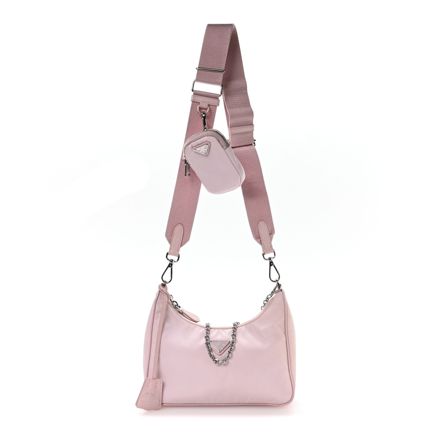 Nylon Re-Edition 2005 Shoulder Bag Alabastro