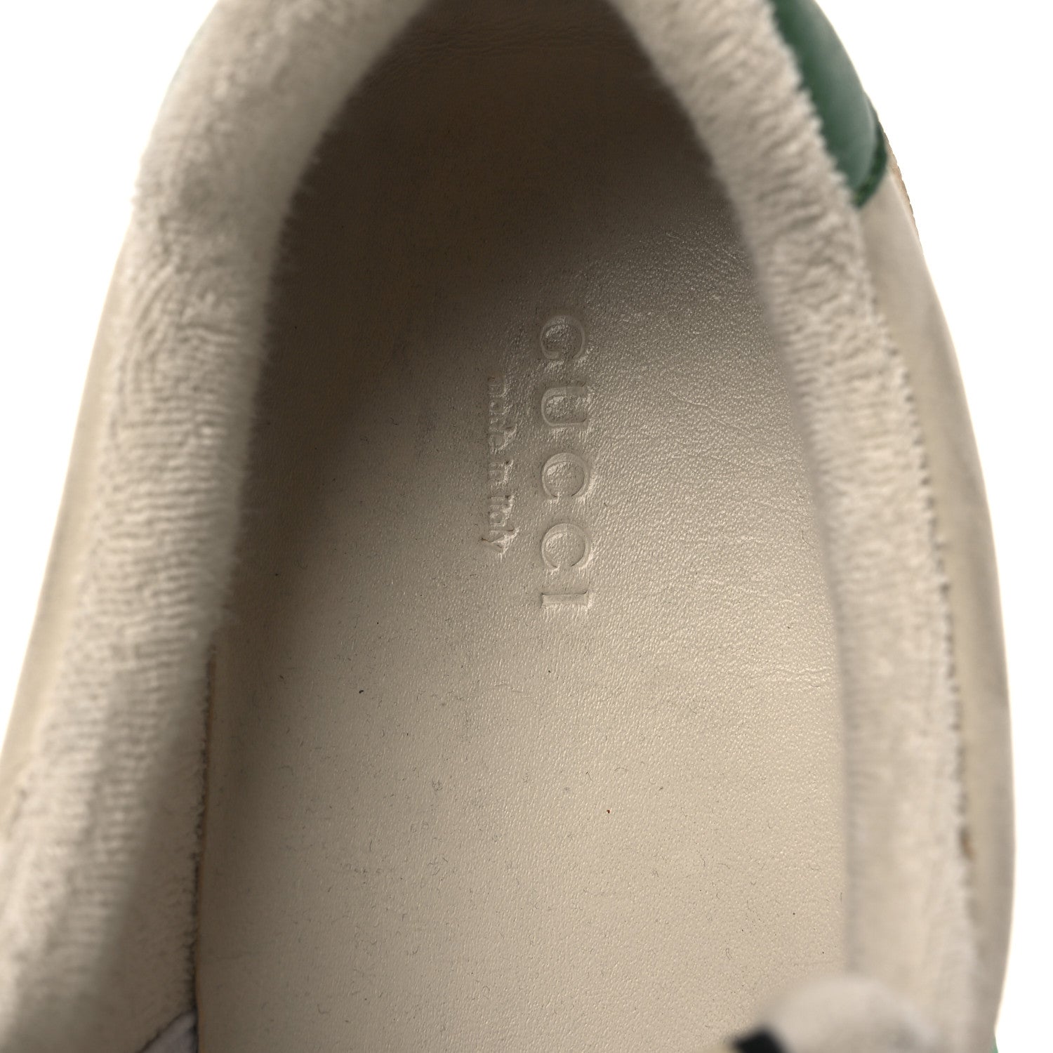 GG Monogram Nubuck Web Womens Screener Sneakers 40 New Sand Dusty Milk Vintage Green