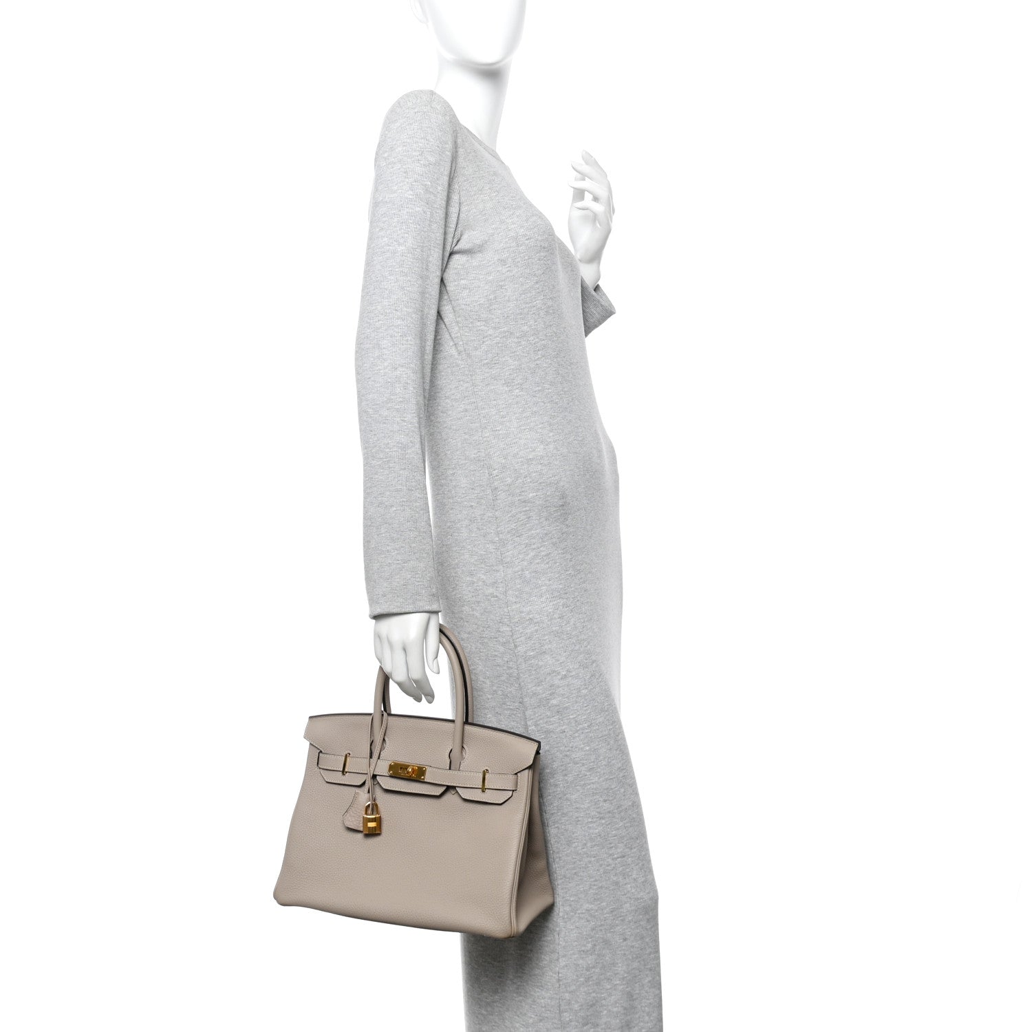 Togo Birkin 30 Gris Tourterelle