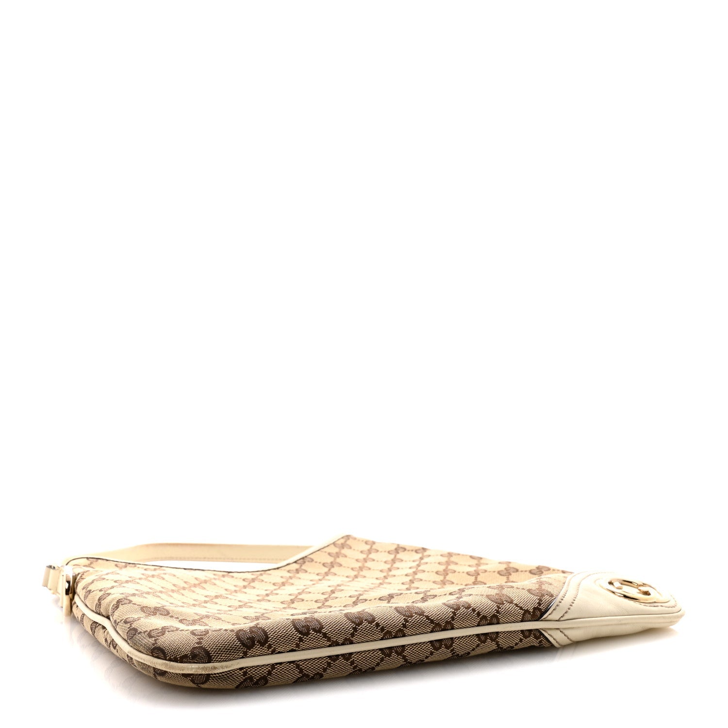 Monogram Medium New Britt Hobo Off White