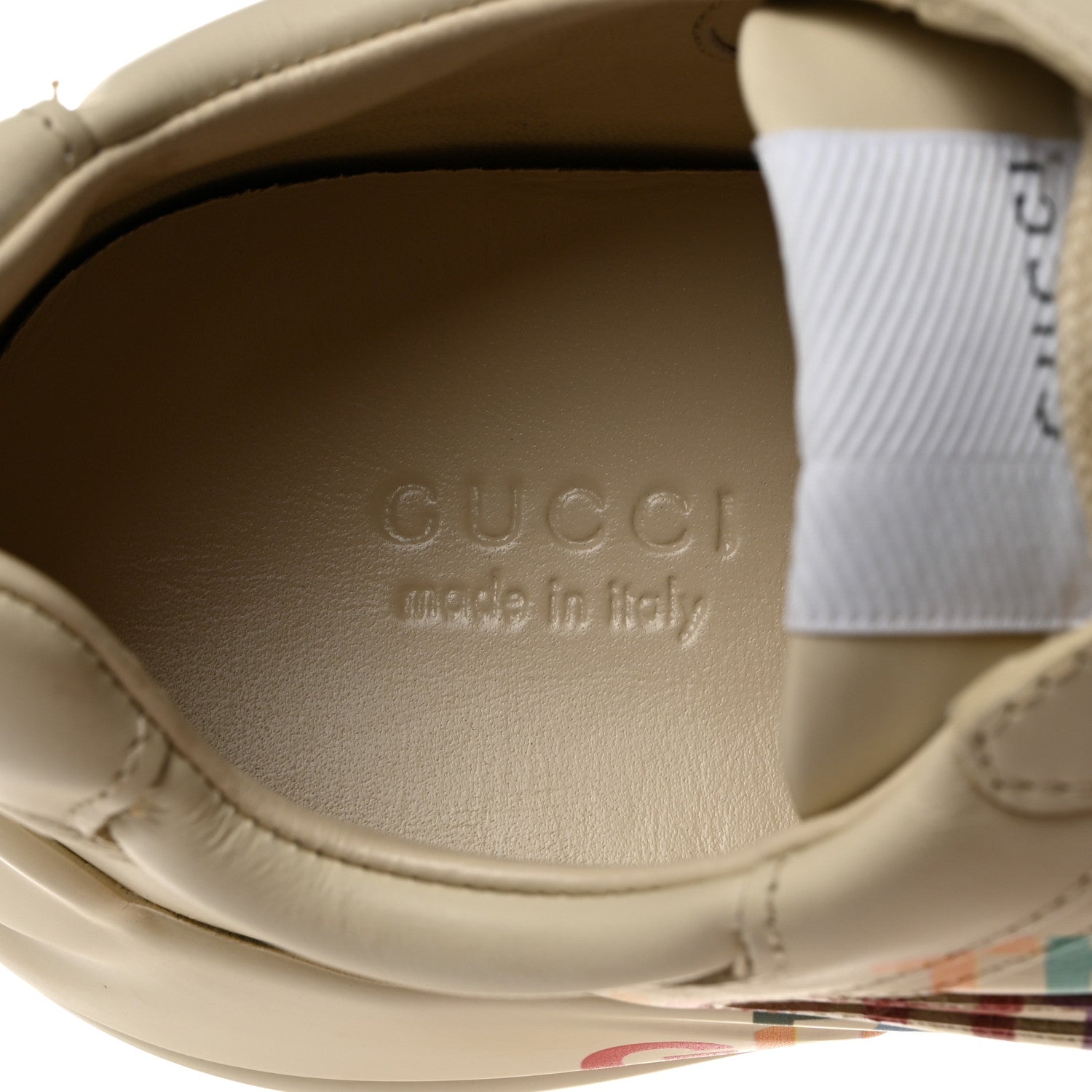 X THE NORTH FACE Calfskin Womens Rhyton Sneakers 37.5 Special Ivory
