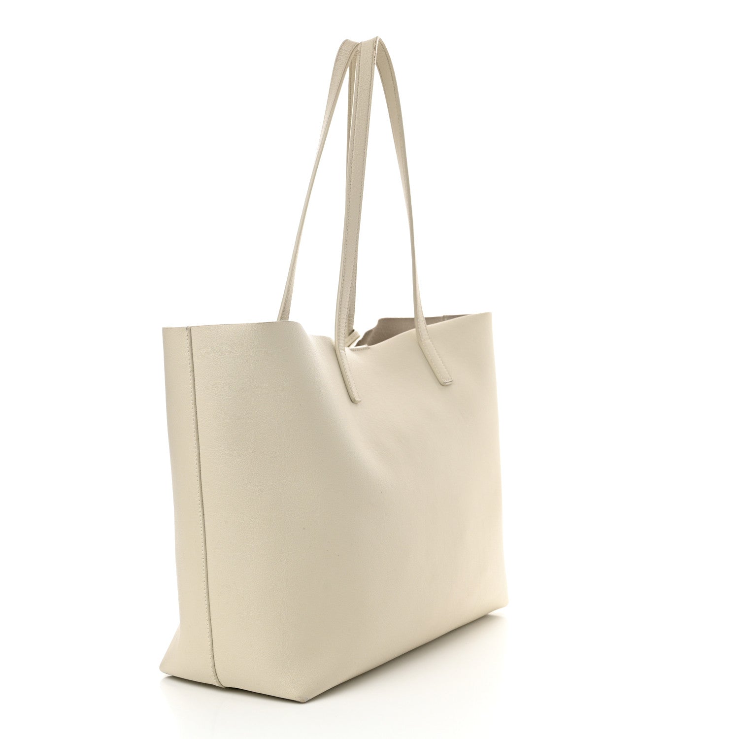 Calfskin Large Shopping Tote Porcellana