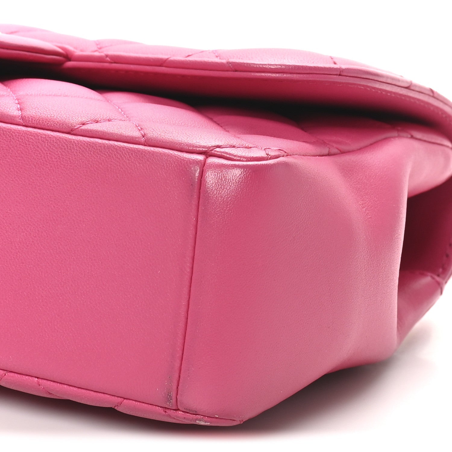 Lambskin Quilted Mini Mademoiselle Chic Flap Pink