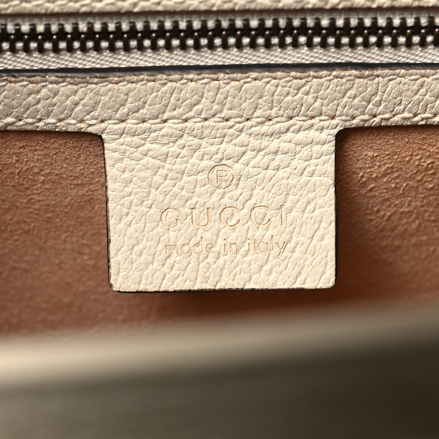 GG Supreme Monogram Small Queen Margaret Top Handle Bag White