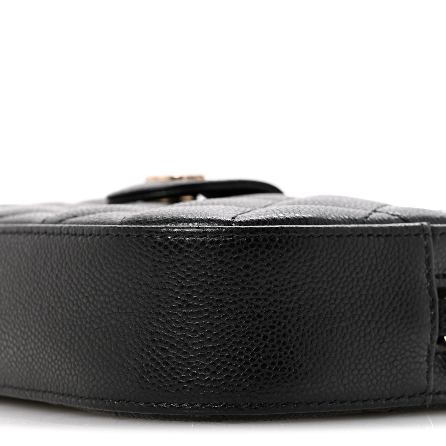 Caviar Quilted Chain Camera Bag Black