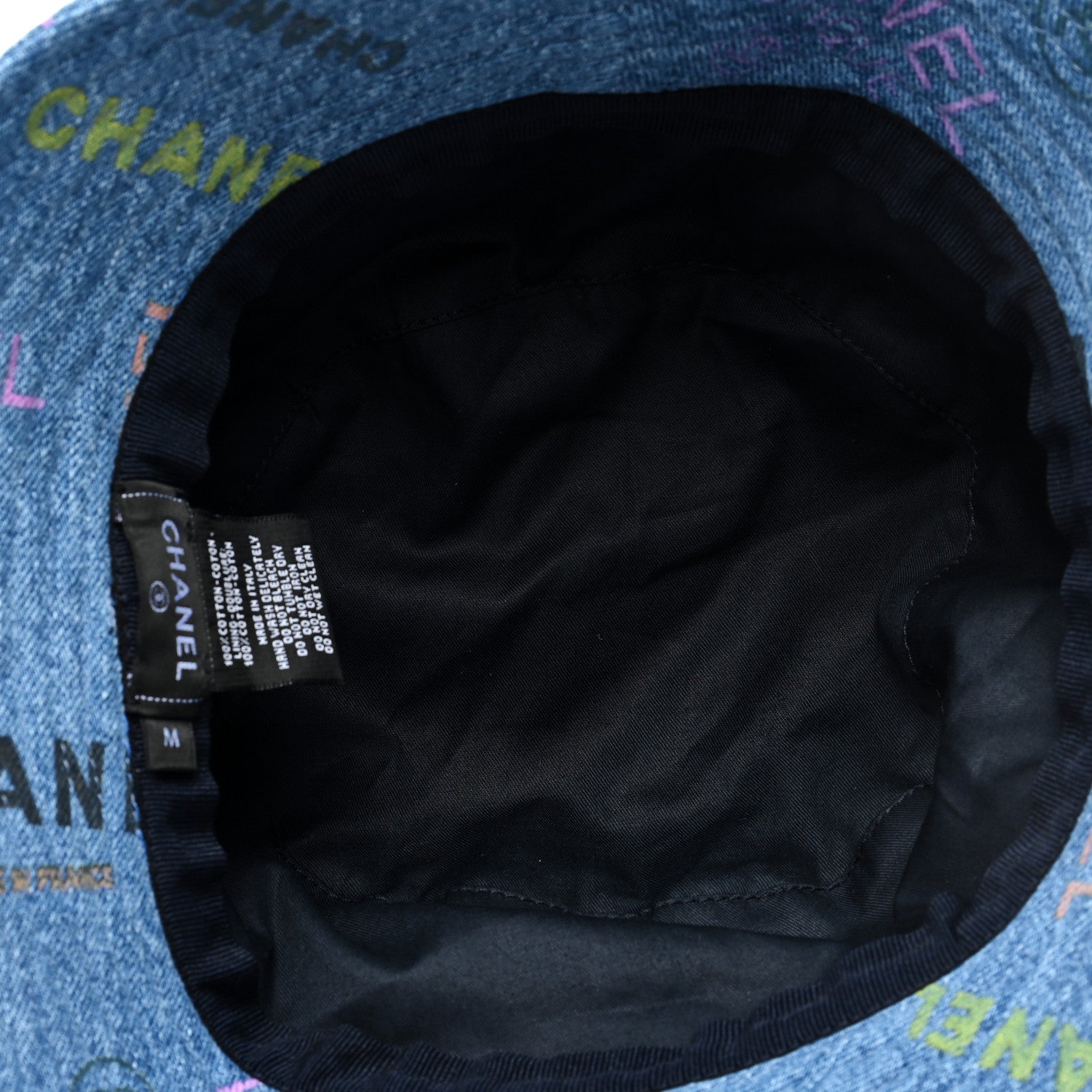 Denim Mood Cloche Bucket Hat M Blue