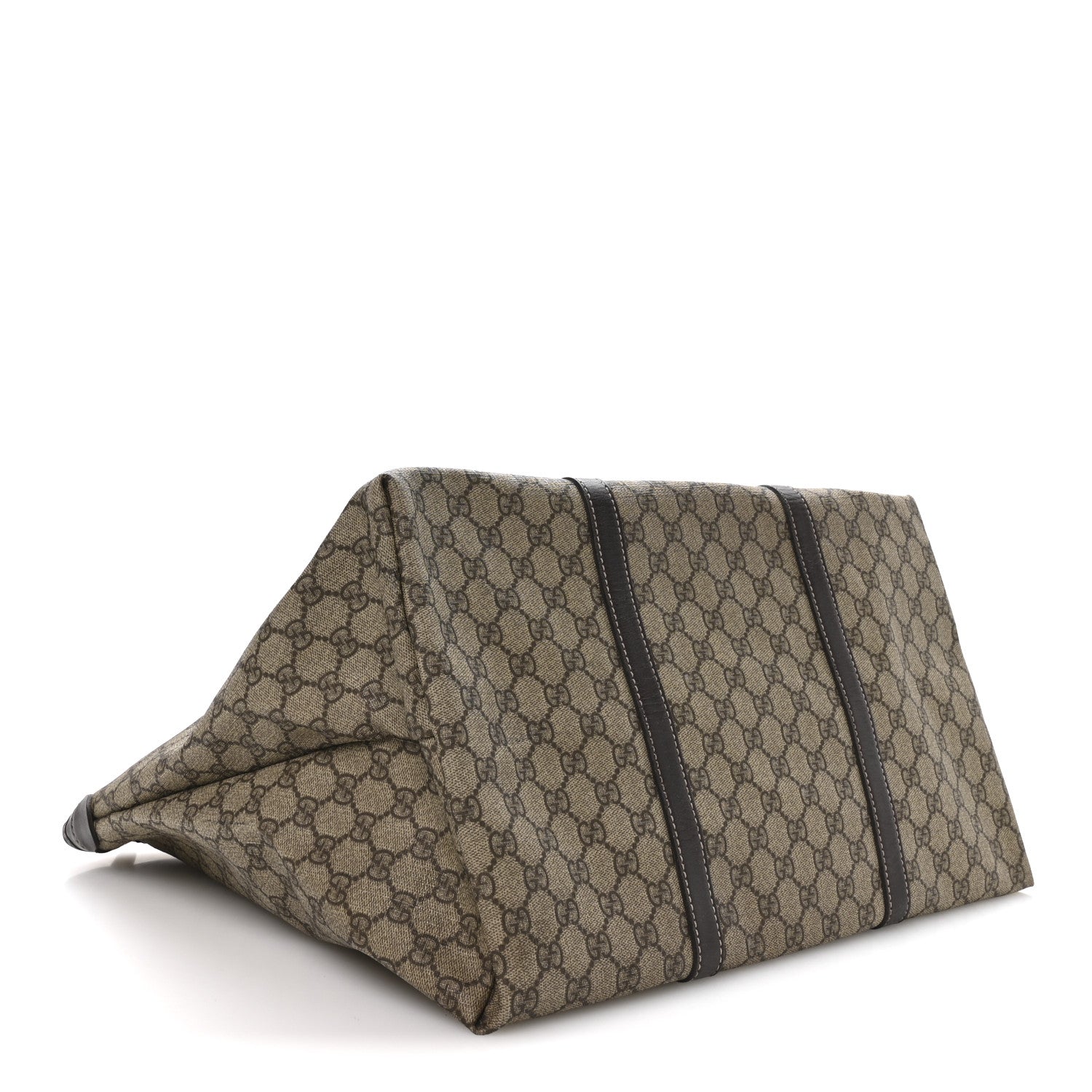 GG Plus Monogram Medium Joy Tote Dark Brown
