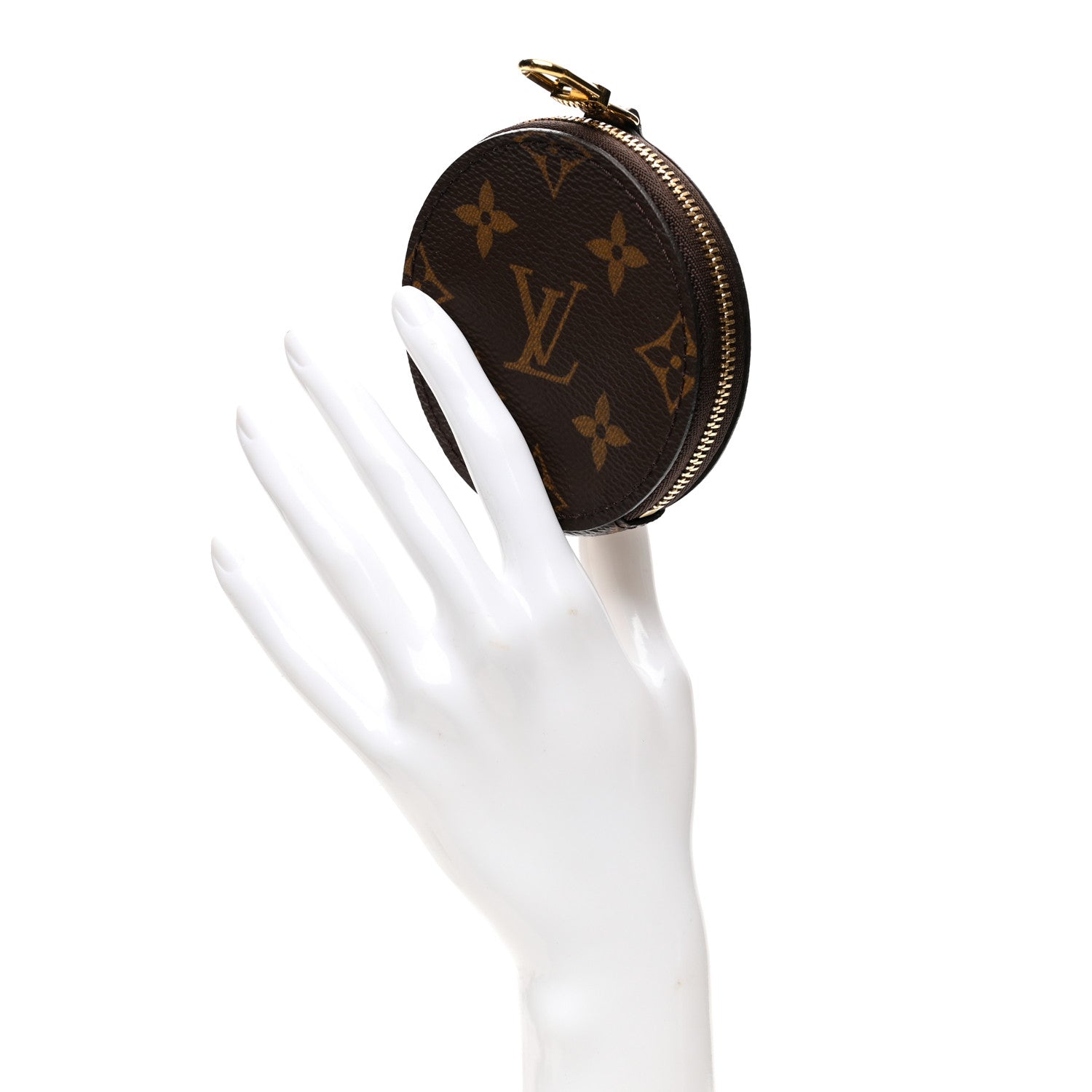 Monogram Multi Pochette Accessories Round Coin Purse Rouge