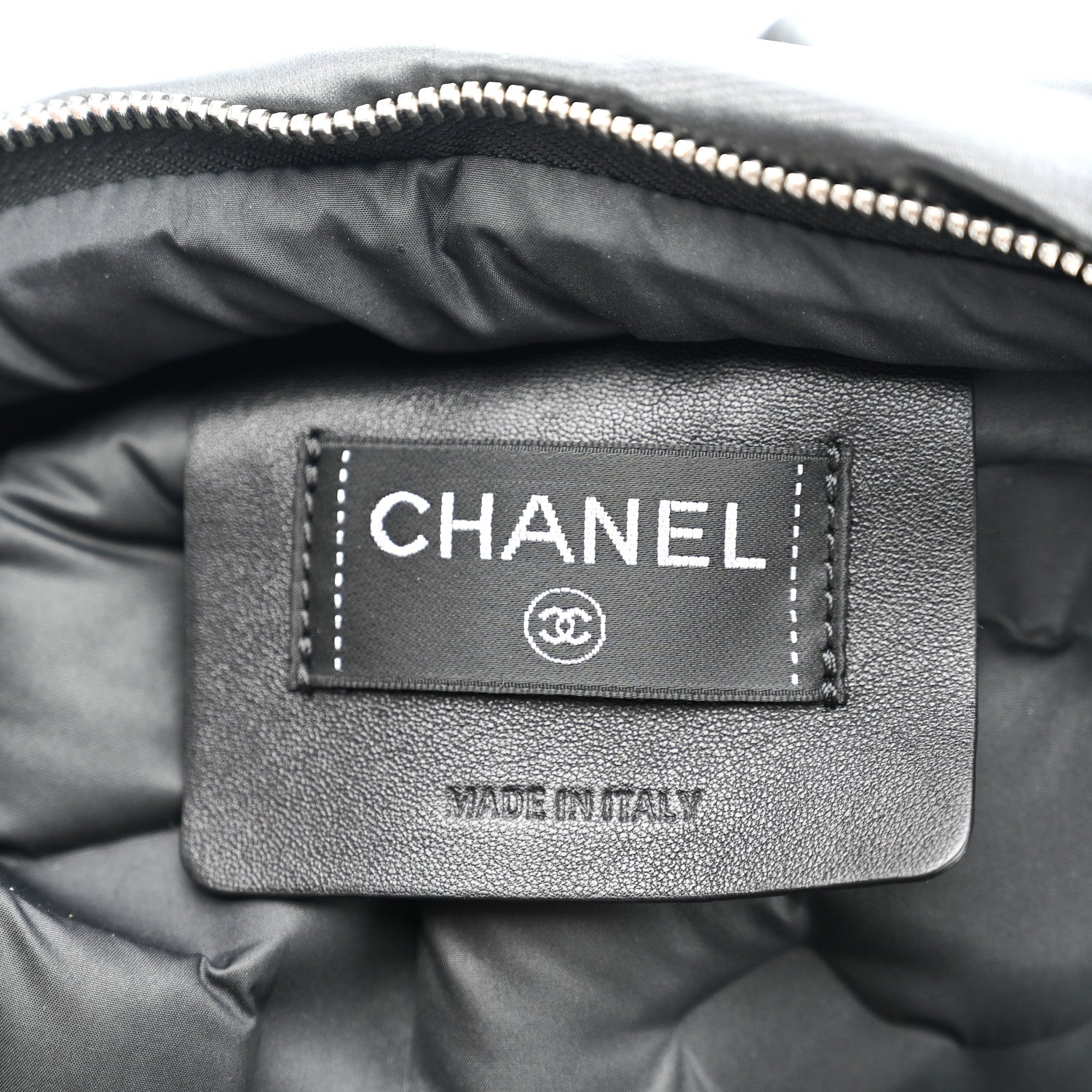 Nylon Embossed Small Doudoune Backpack Grey