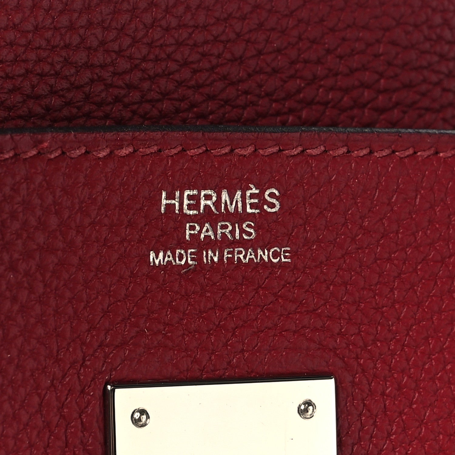 Togo Birkin 30 Rouge Grenat