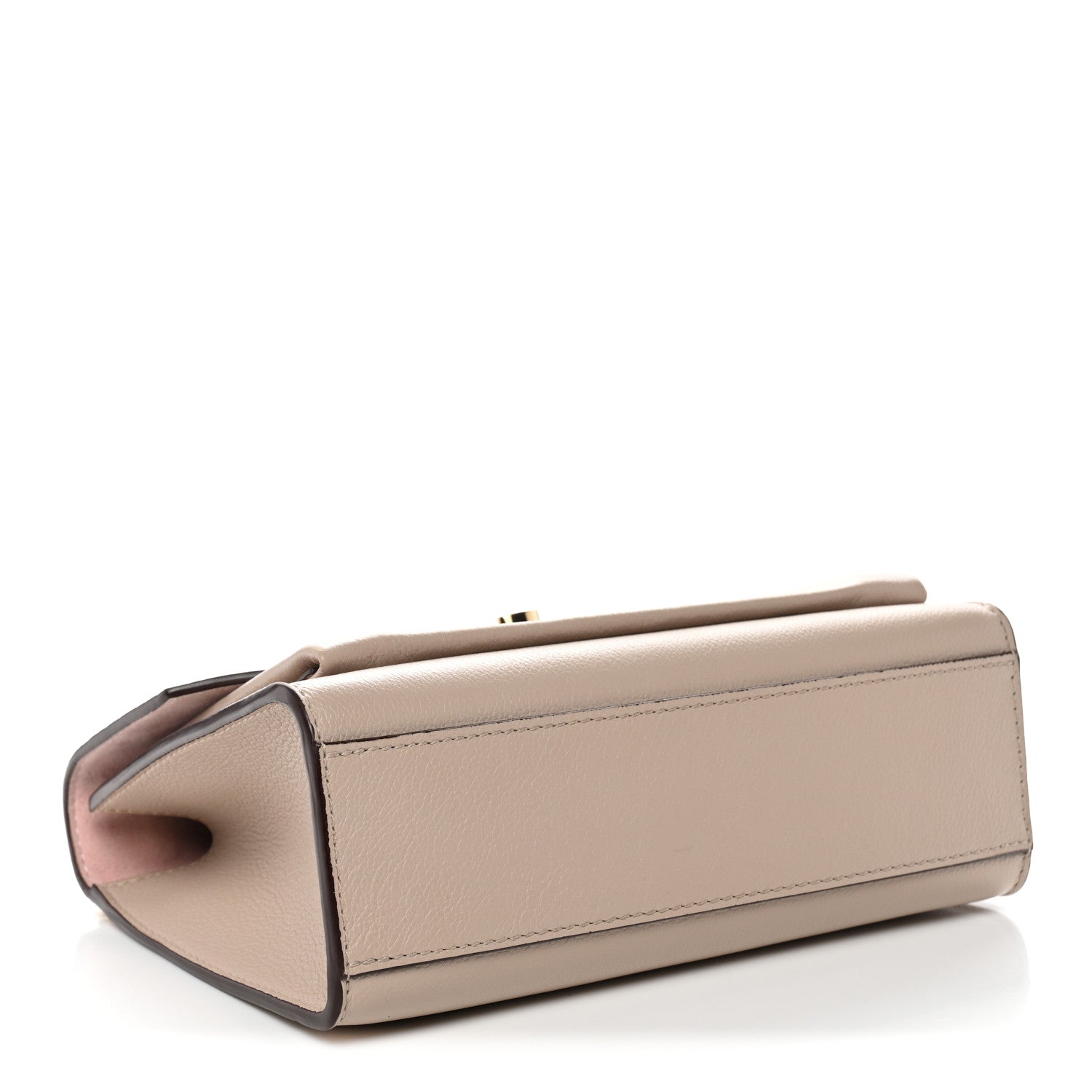 Soft Calfskin Mylockme Chain Bag BB Greige