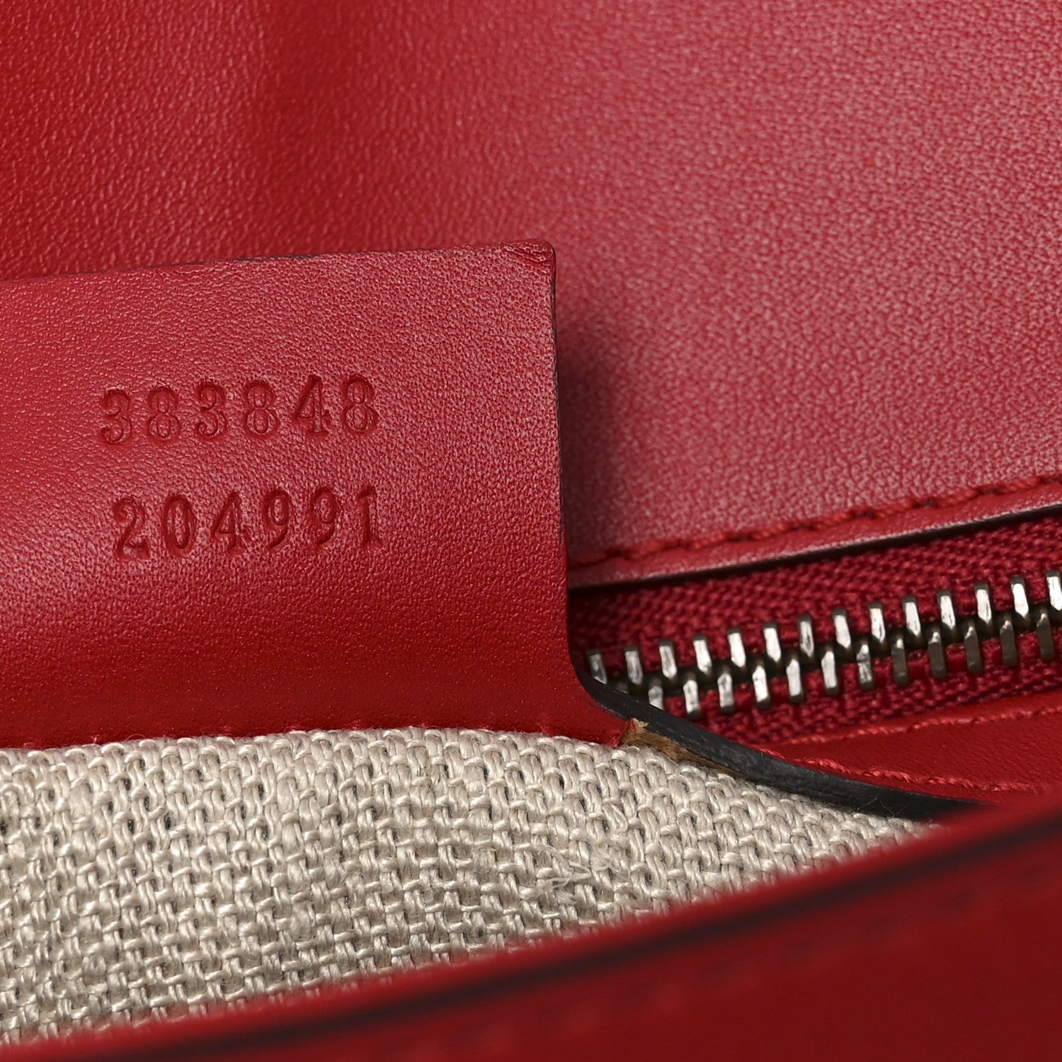 Monogram Ruinart Calfskin Medium Lady Web Shoulder Bag Beige Ebony Hibiscus Red