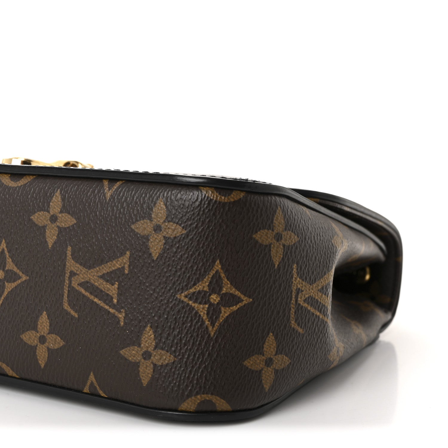 Patent Calfskin Monogram Cherrywood BB Black