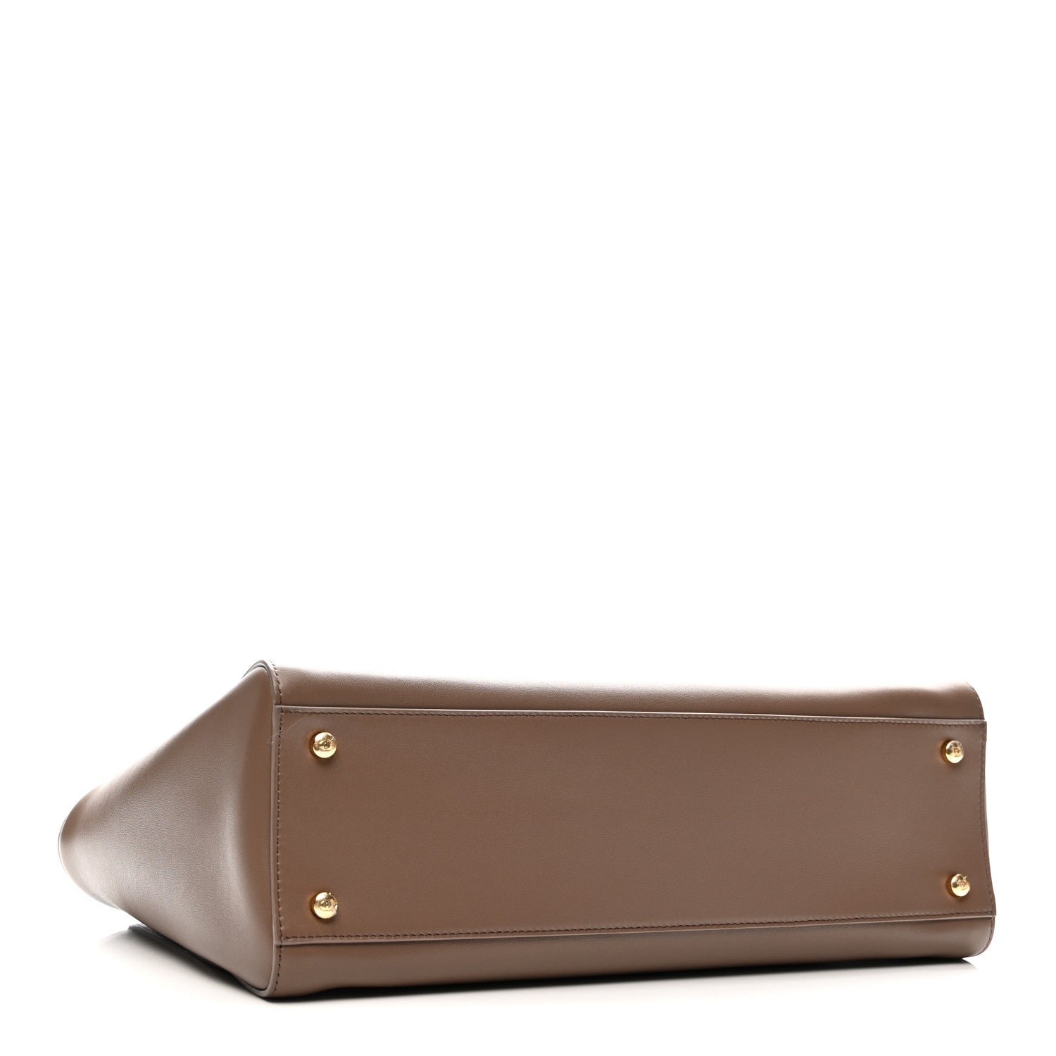 Calfskin Archetype Small Shopping Tote Light Brown