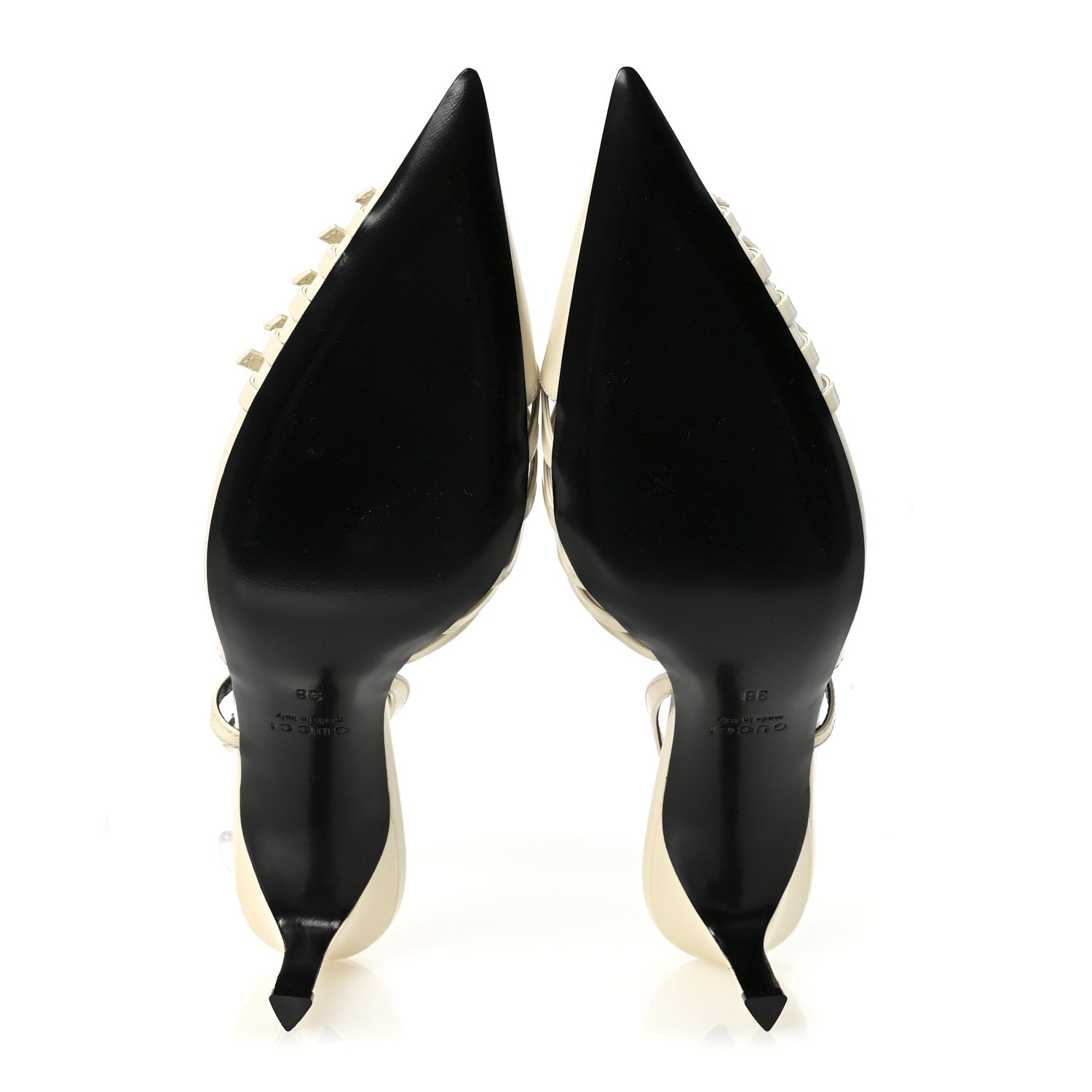 Patent Regents Slingback Pumps 38 New Ivoire