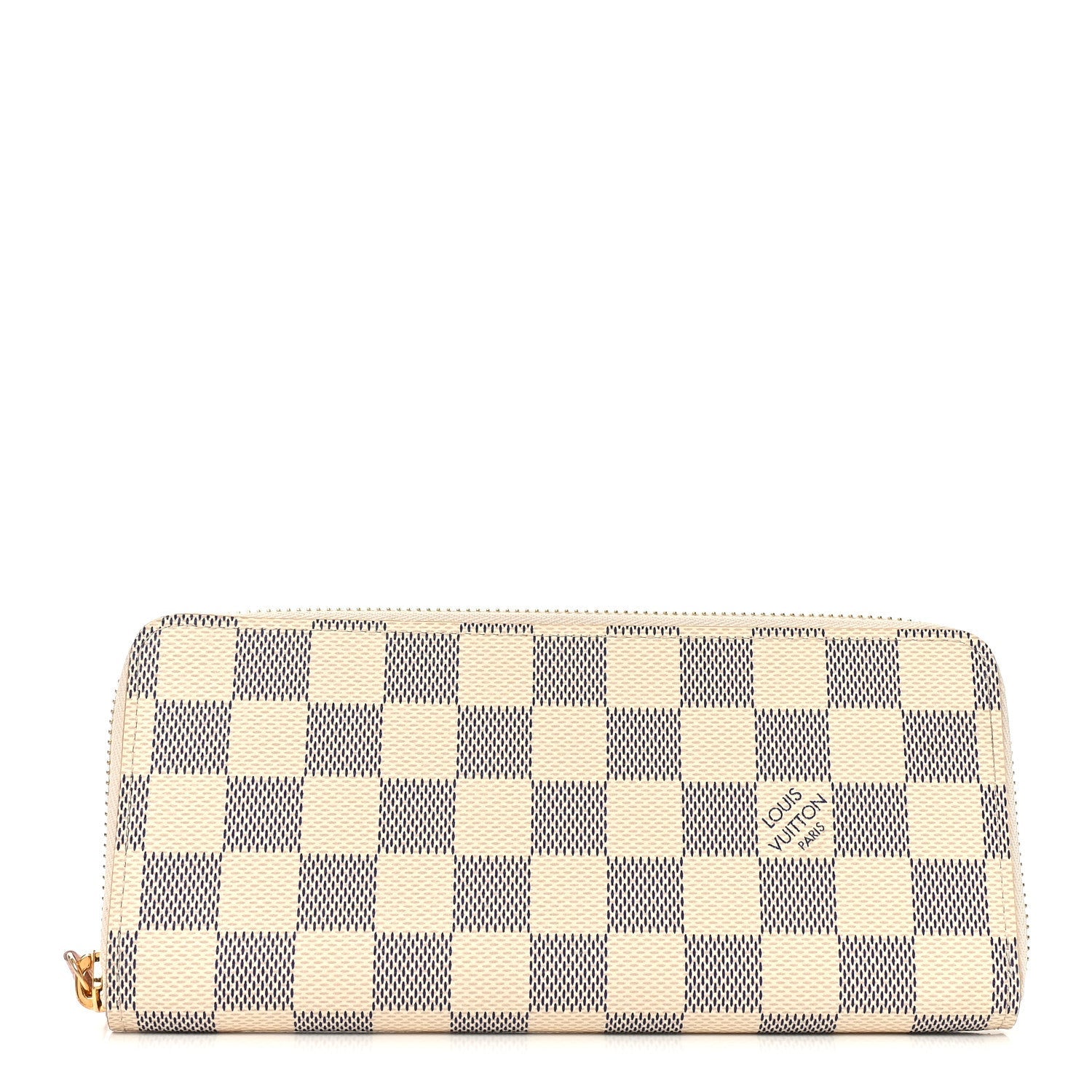 Damier Azur Clemence Wallet Rose Ballerine