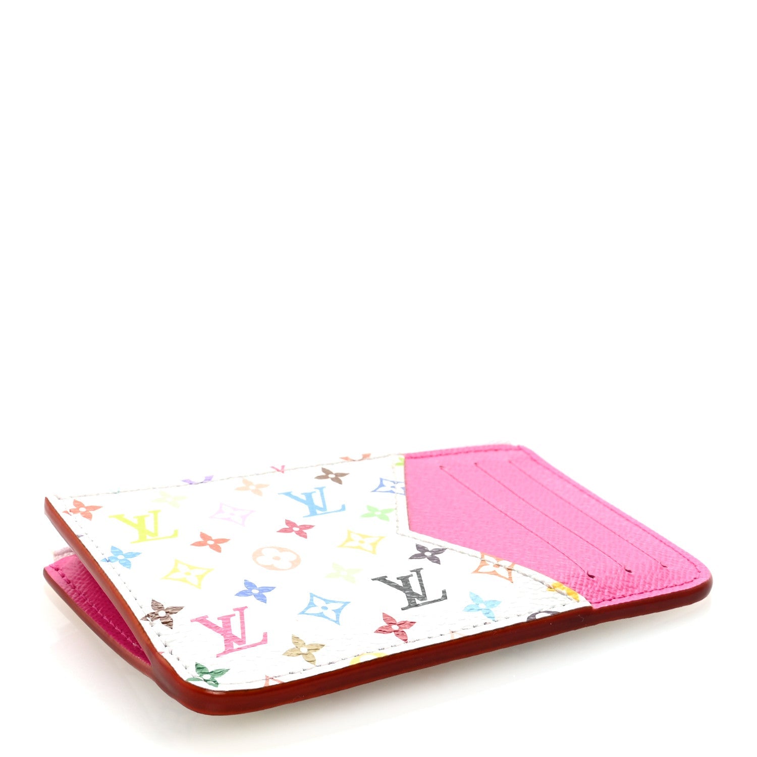 LV X TM Monogram Romy Card Holder Kawaii Pink
