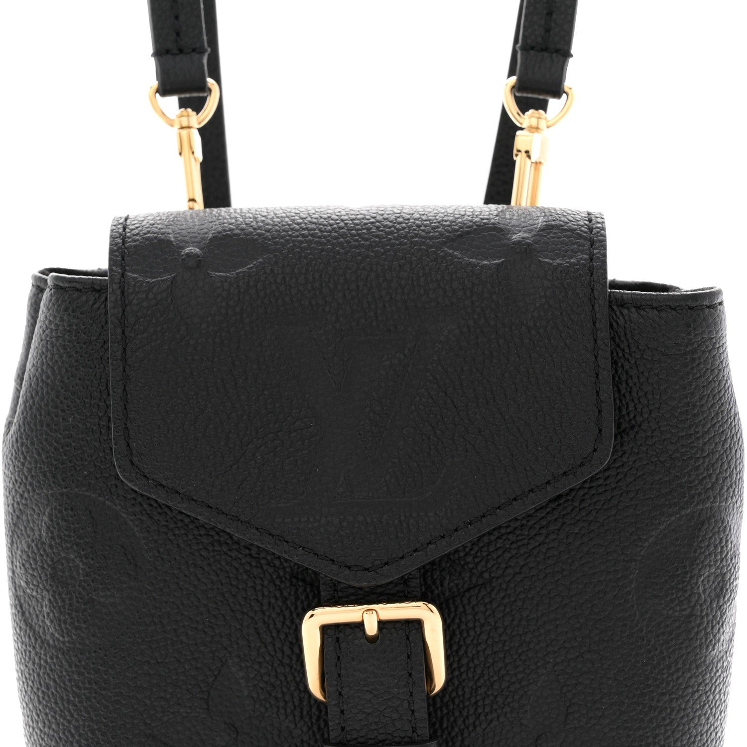 Empreinte Monogram Giant Tiny Backpack Black