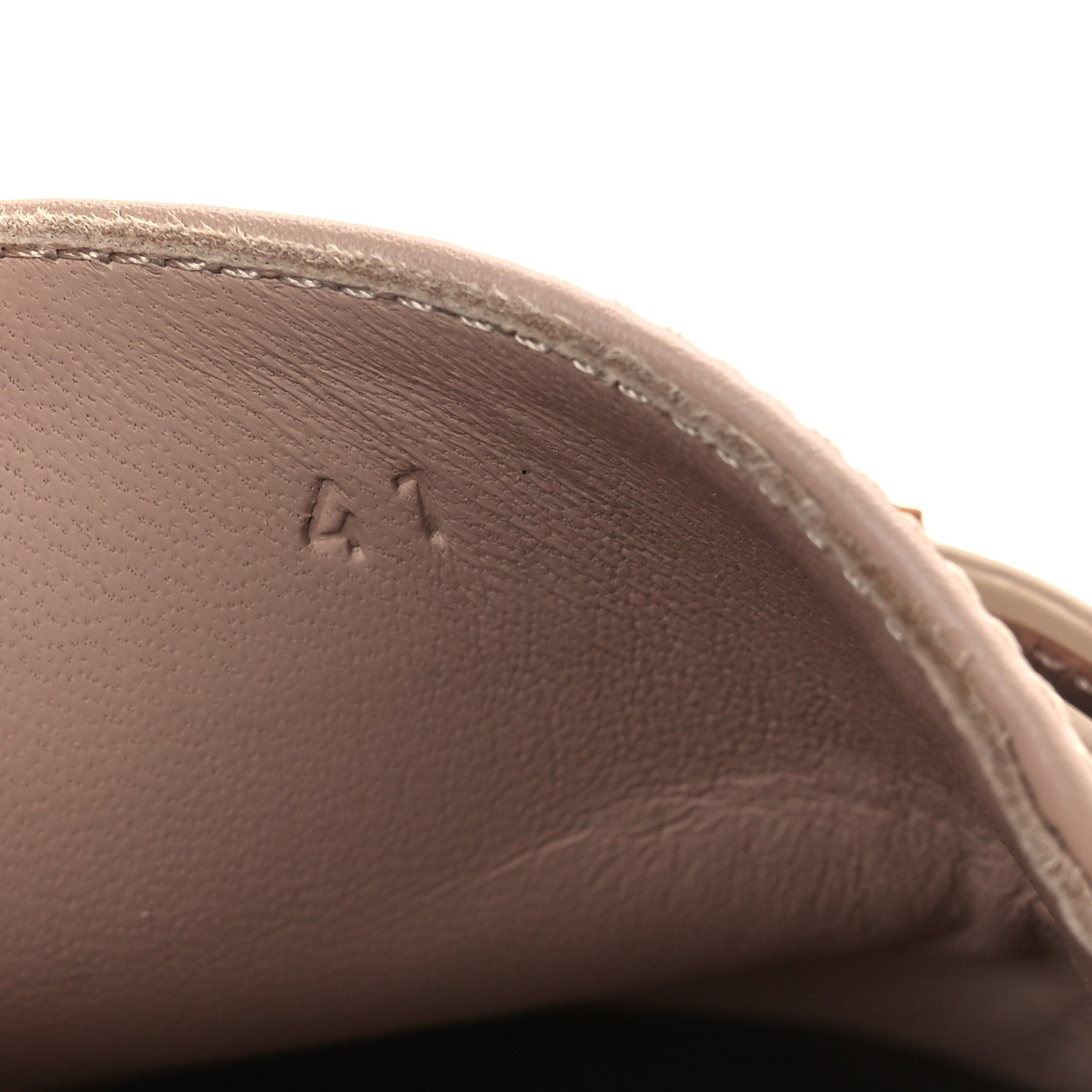 Calfskin Game Slip On Sneakers 41 Beige Nude