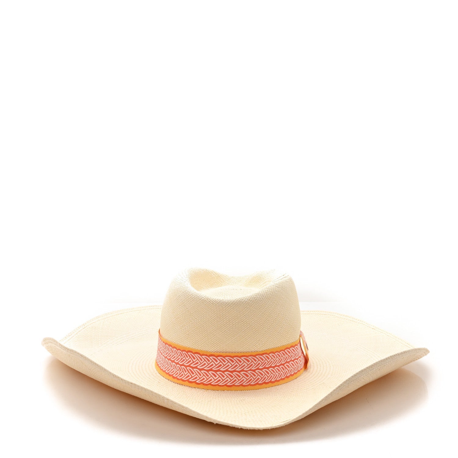 Straw Arizona Panama Brisa Hat 57 Naturel Orange