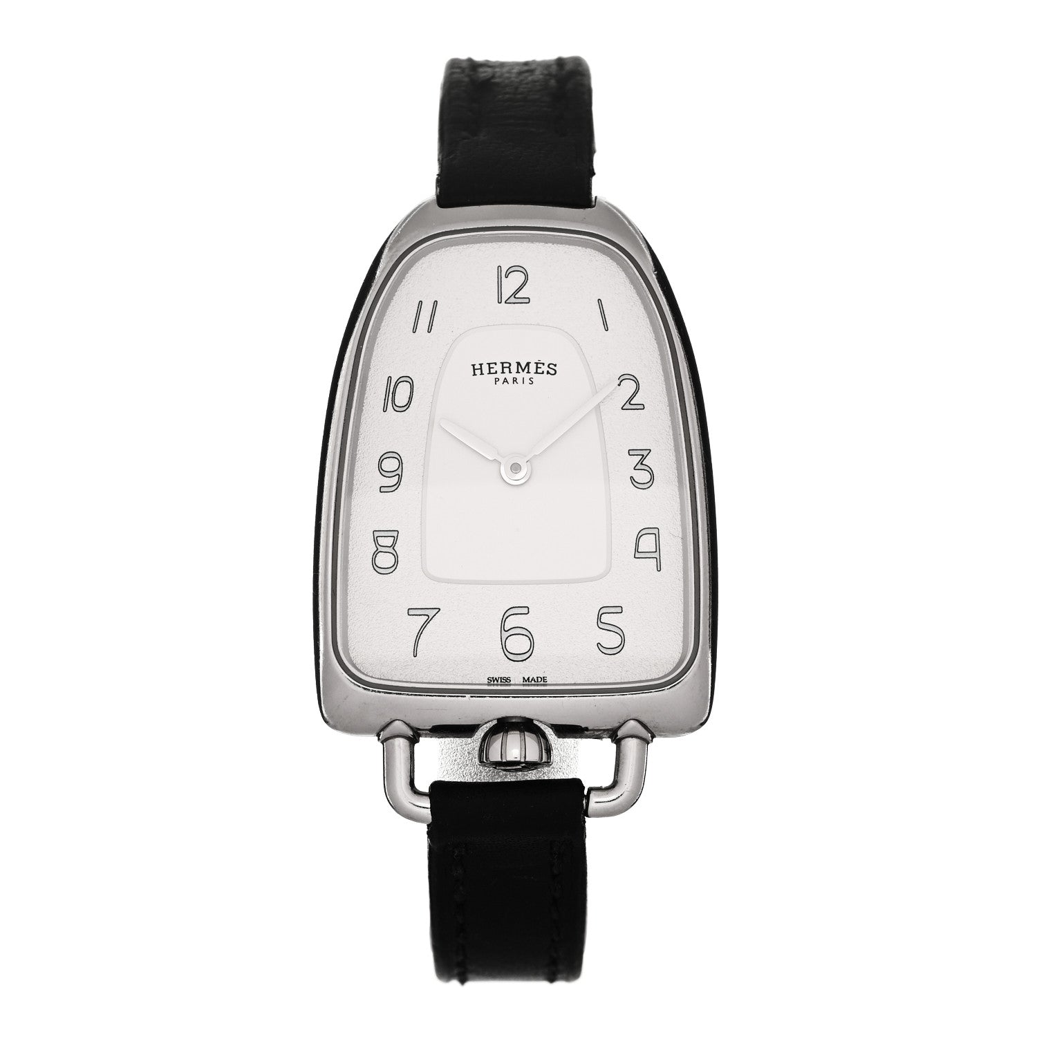 Stainless Steel Barenia 26mm Galop Quartz Watch Noir