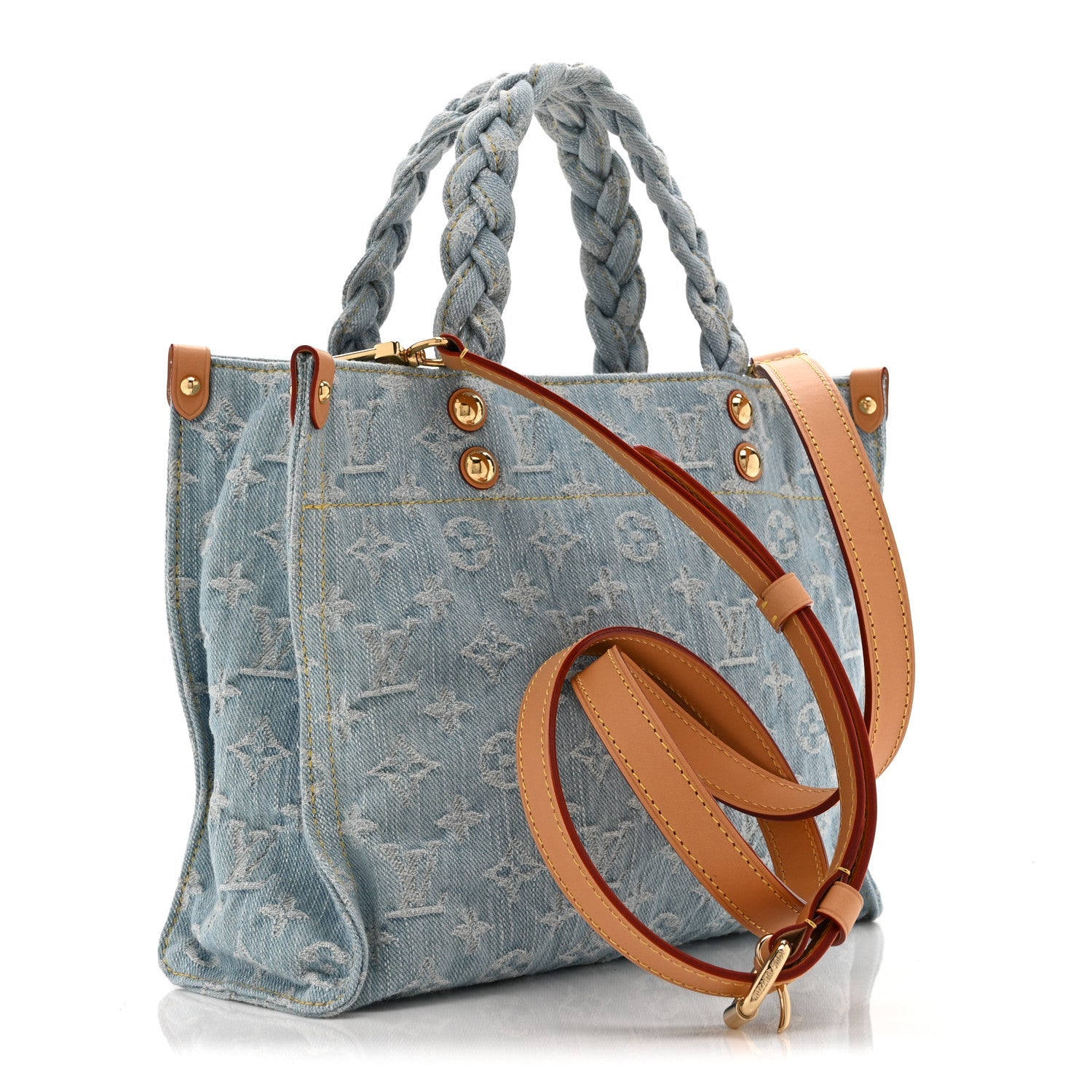 Monogram Washed Denim Let Go PM Sky Blue