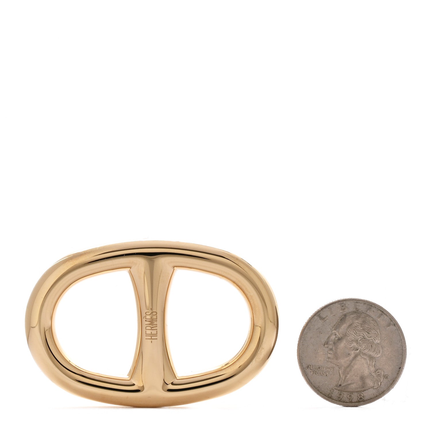 Permabrass Chaine D'ancre Scarf Ring
