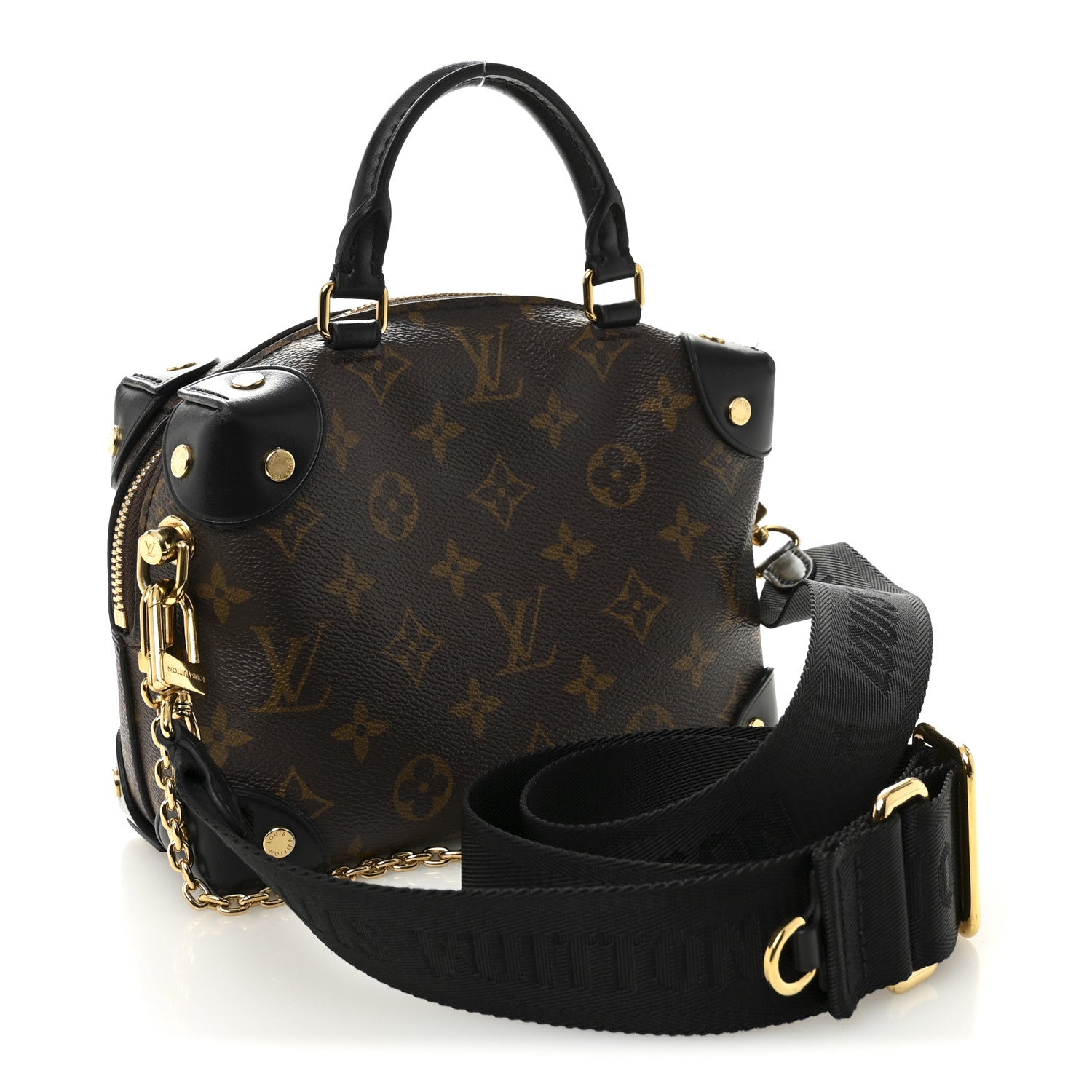 Monogram Petite Malle Souple Black
