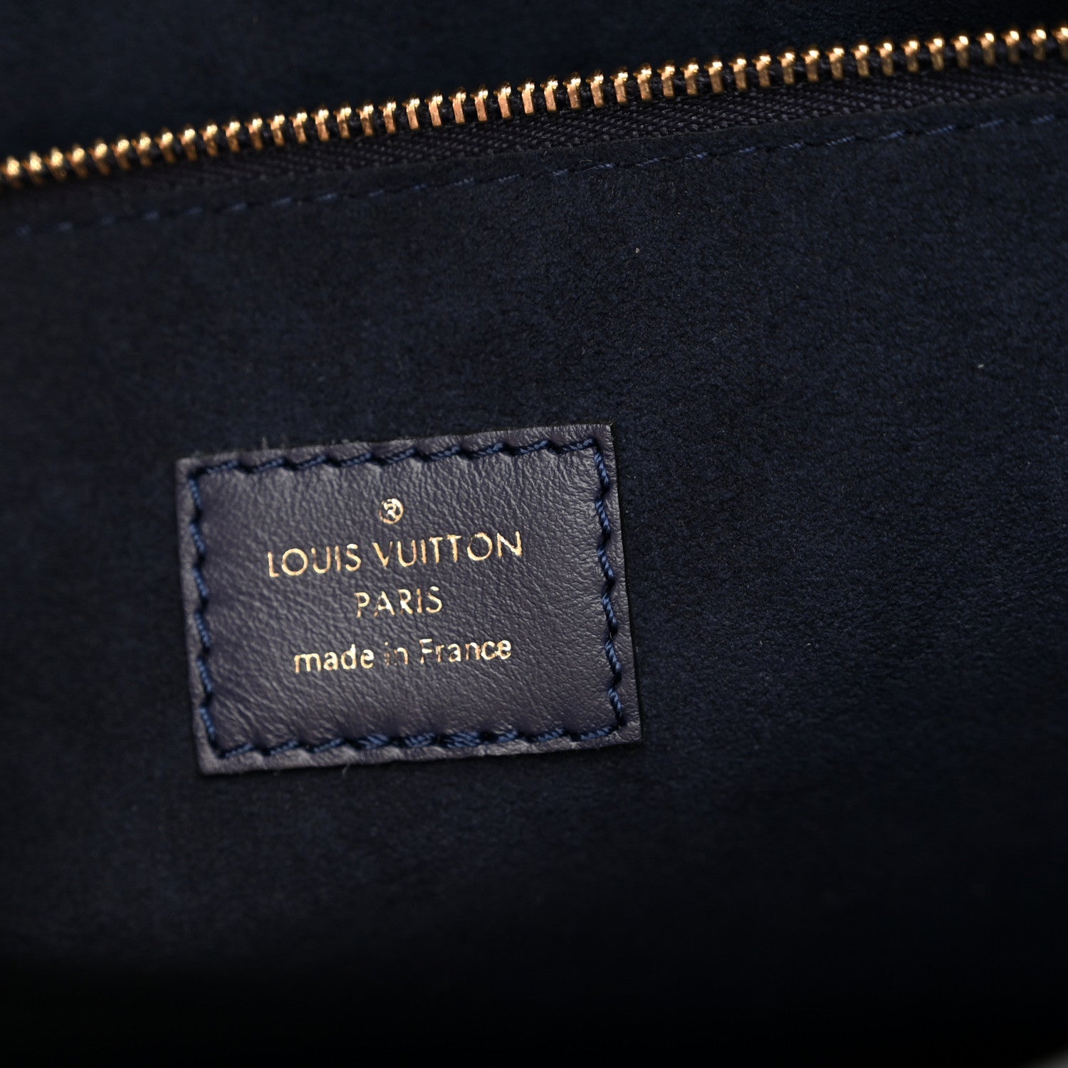 Calfskin Mahina Braided On My Side MM Navy Blue