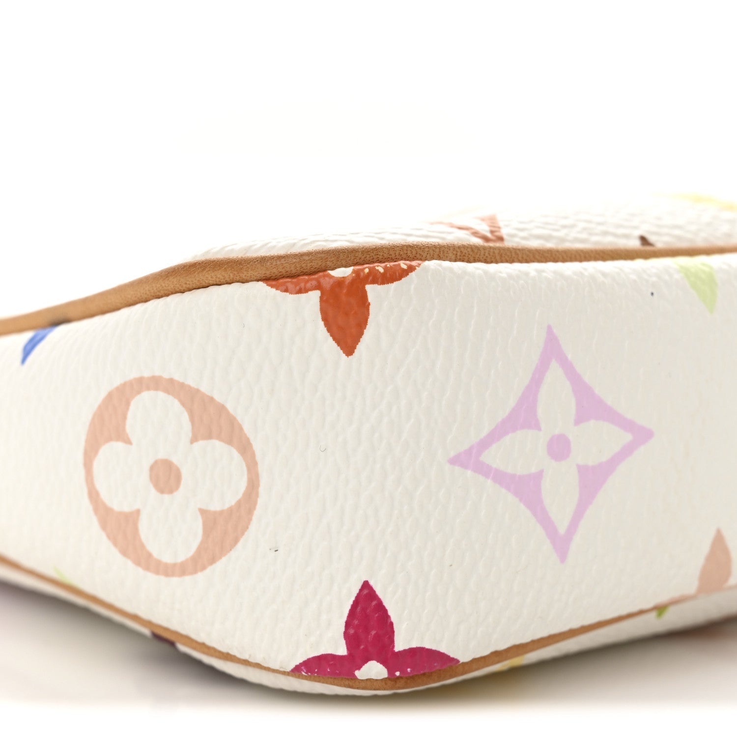 Monogram Multicolor Pochette Accessories White