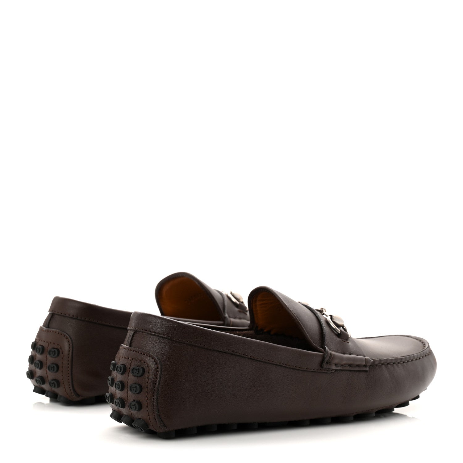 Soft Clove Calfskin Mens Horsebit Driver Loafers 9 Cocoa